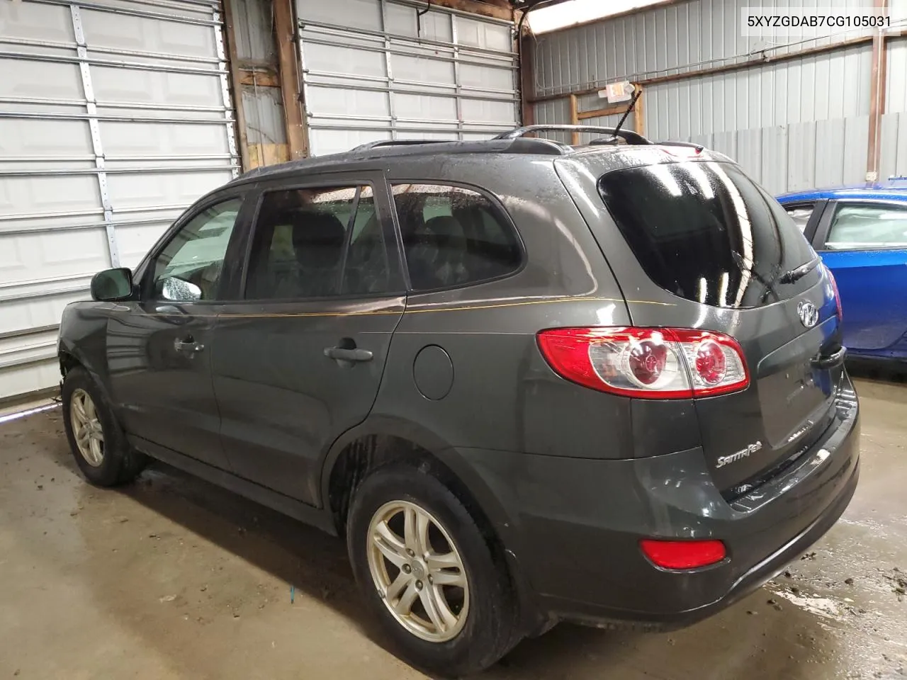 2012 Hyundai Santa Fe Gls VIN: 5XYZGDAB7CG105031 Lot: 72355904