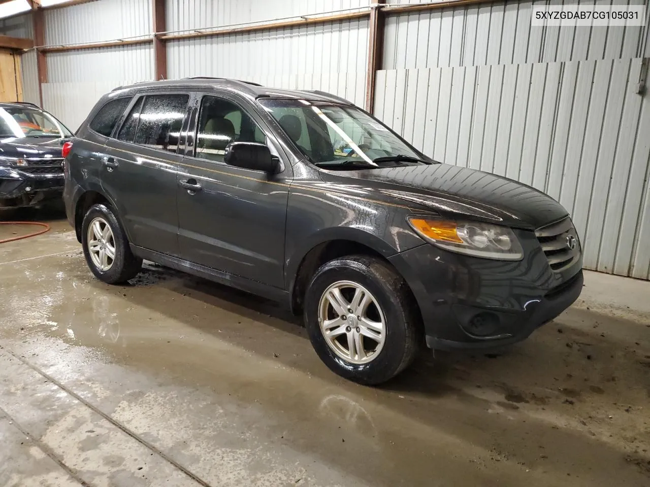 2012 Hyundai Santa Fe Gls VIN: 5XYZGDAB7CG105031 Lot: 72355904