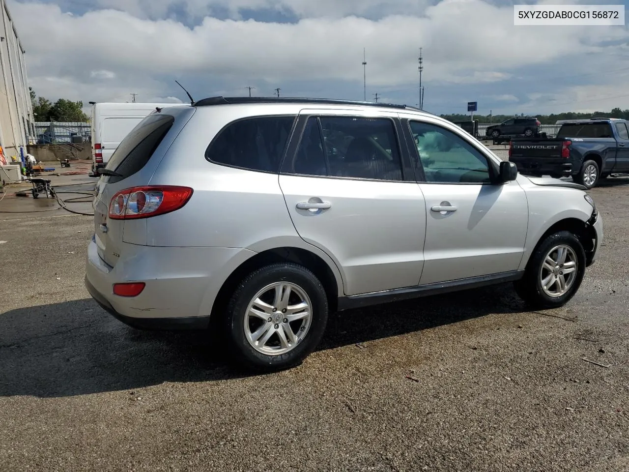 2012 Hyundai Santa Fe Gls VIN: 5XYZGDAB0CG156872 Lot: 72463214