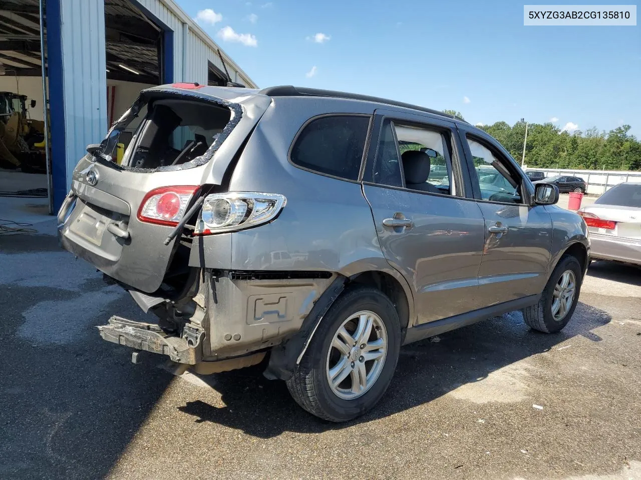 2012 Hyundai Santa Fe Gls VIN: 5XYZG3AB2CG135810 Lot: 72519744