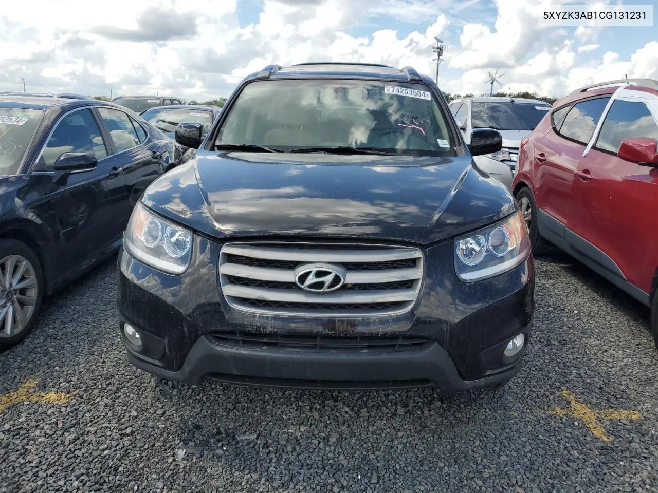 2012 Hyundai Santa Fe Limited VIN: 5XYZK3AB1CG131231 Lot: 74253504