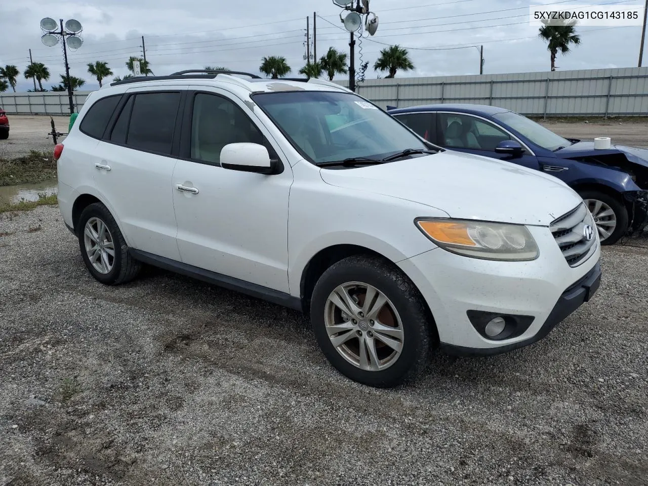 2012 Hyundai Santa Fe Limited VIN: 5XYZKDAG1CG143185 Lot: 74531934