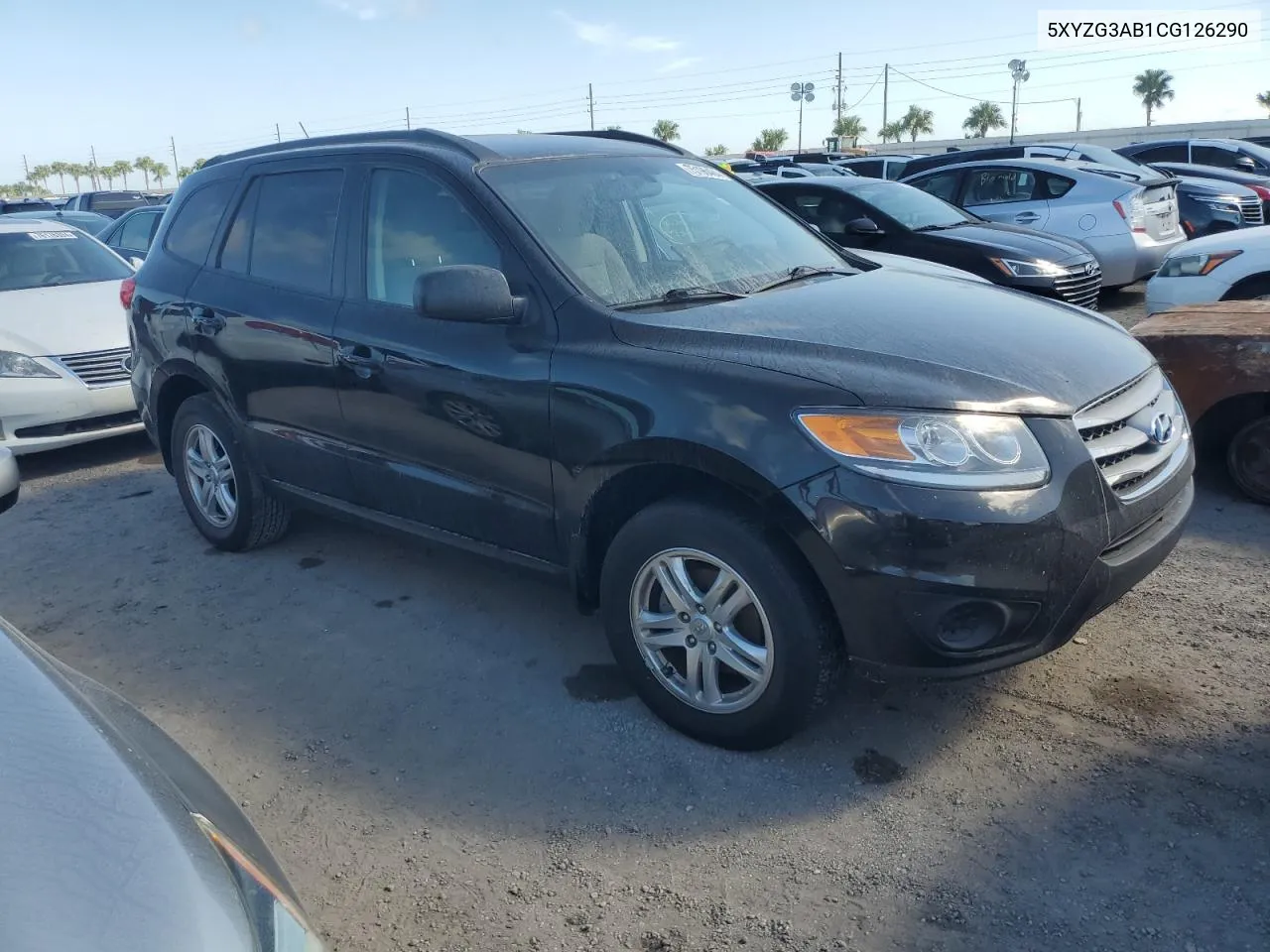 2012 Hyundai Santa Fe Gls VIN: 5XYZG3AB1CG126290 Lot: 75196484