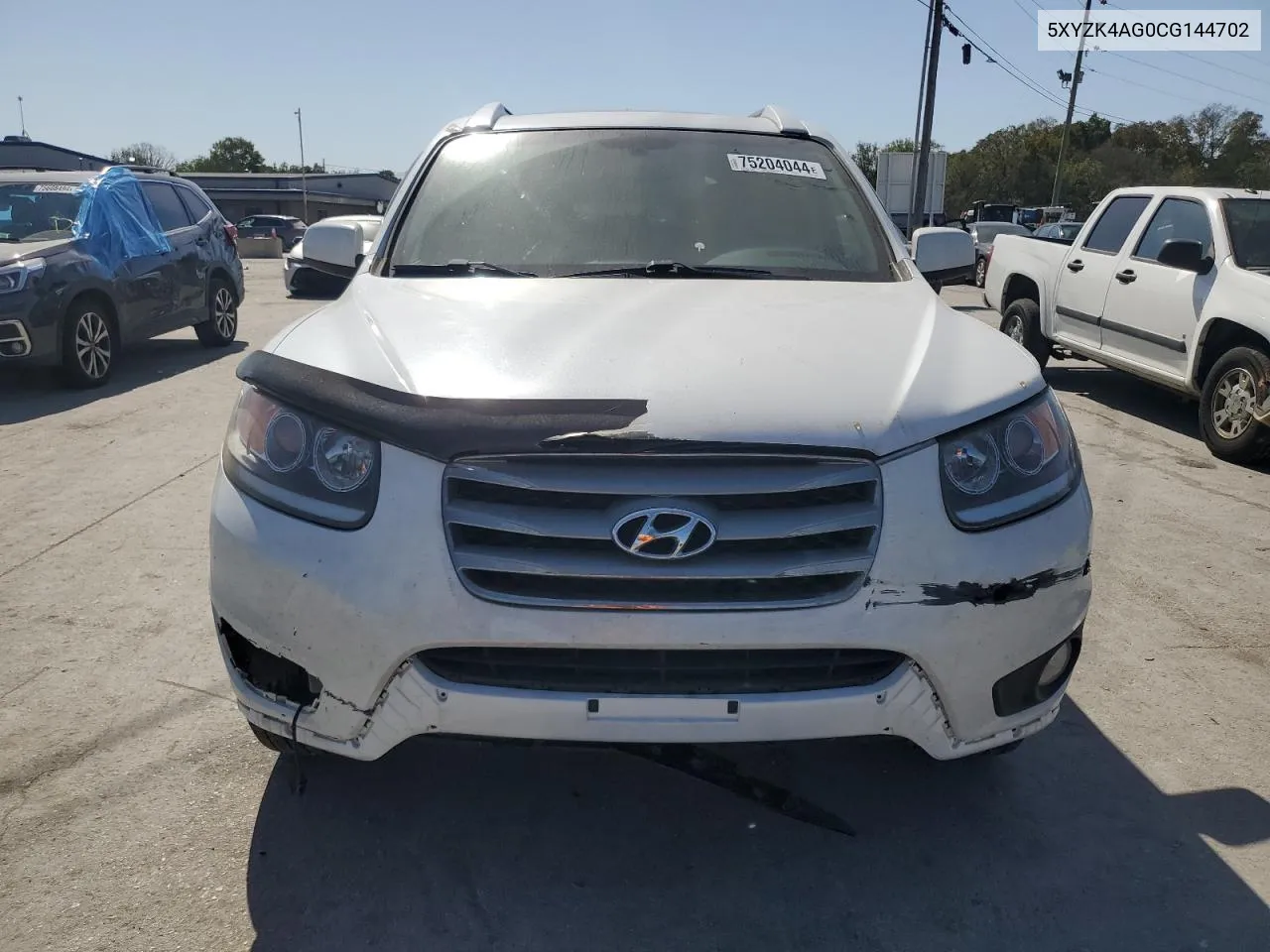 5XYZK4AG0CG144702 2012 Hyundai Santa Fe Limited