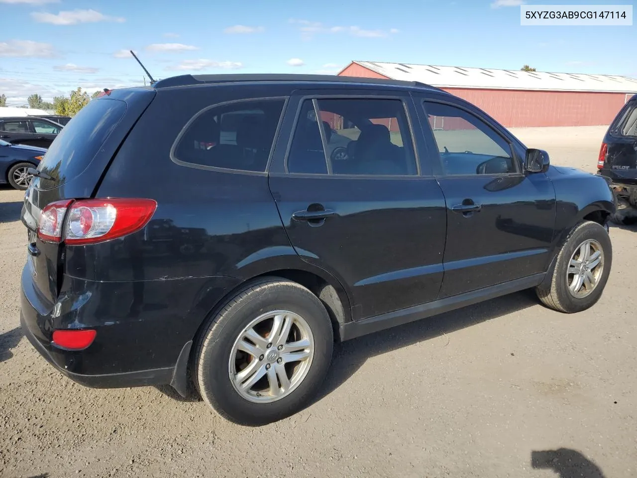 2012 Hyundai Santa Fe Gls VIN: 5XYZG3AB9CG147114 Lot: 75277044