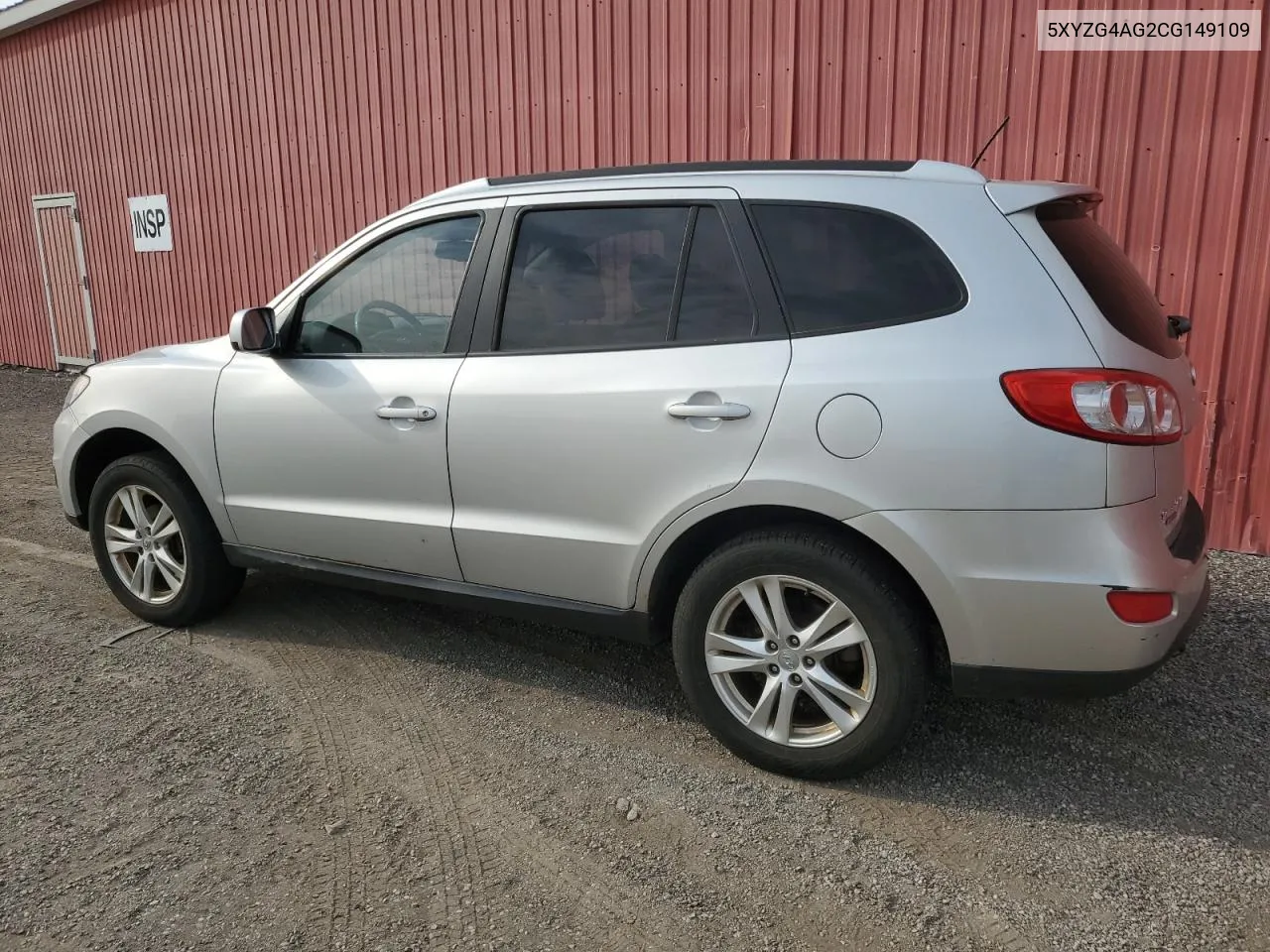 2012 Hyundai Santa Fe Gls VIN: 5XYZG4AG2CG149109 Lot: 75621774