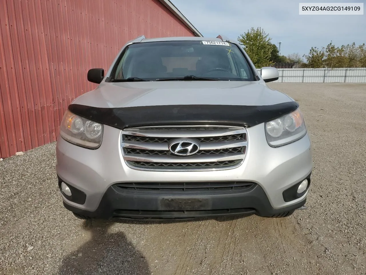 2012 Hyundai Santa Fe Gls VIN: 5XYZG4AG2CG149109 Lot: 75621774