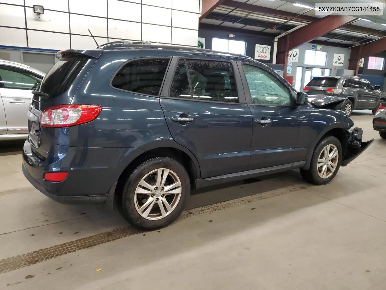 2012 Hyundai Santa Fe Limited VIN: 5XYZK3AB7CG141455 Lot: 75635924