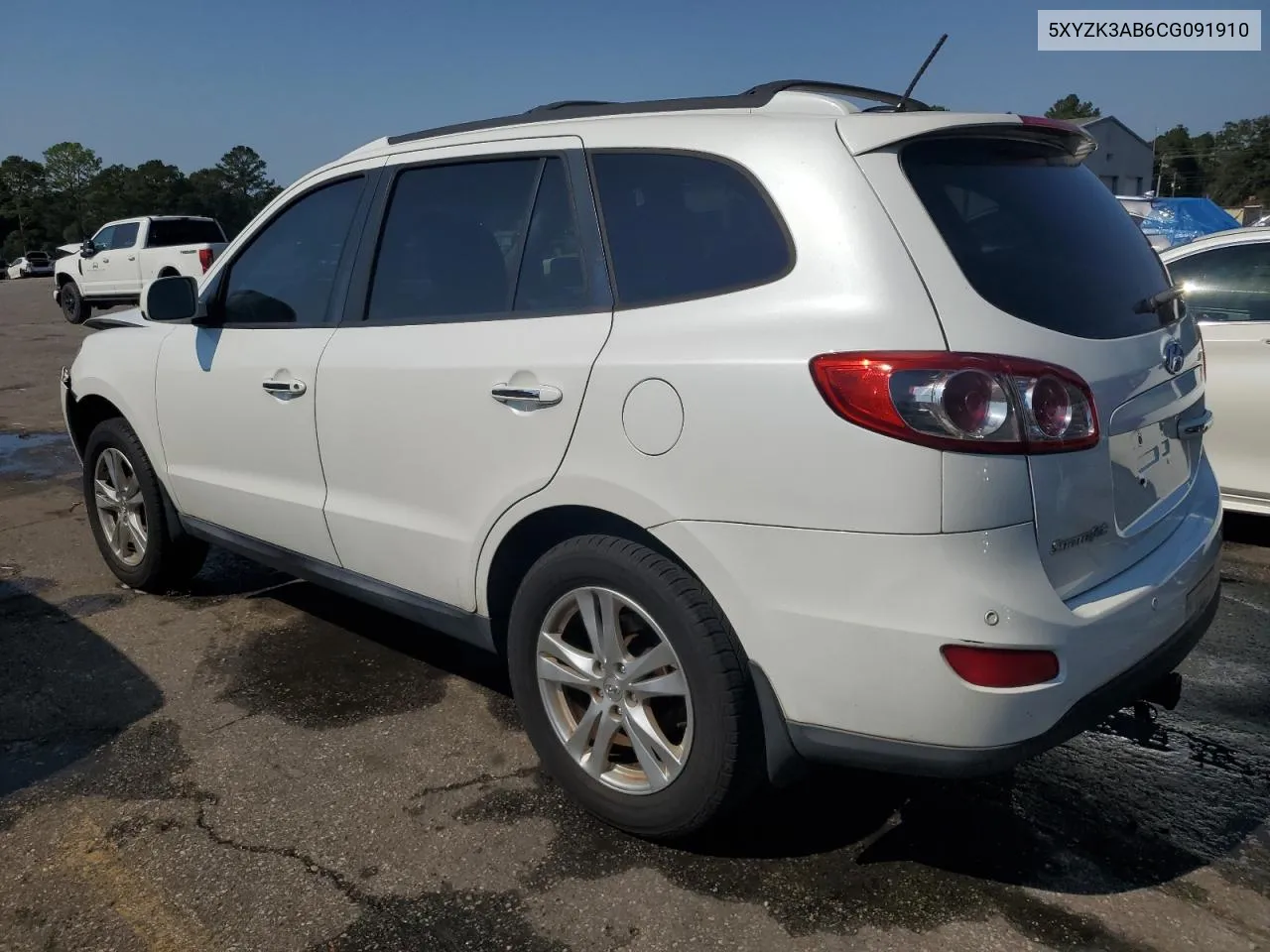 2012 Hyundai Santa Fe Limited VIN: 5XYZK3AB6CG091910 Lot: 76039224