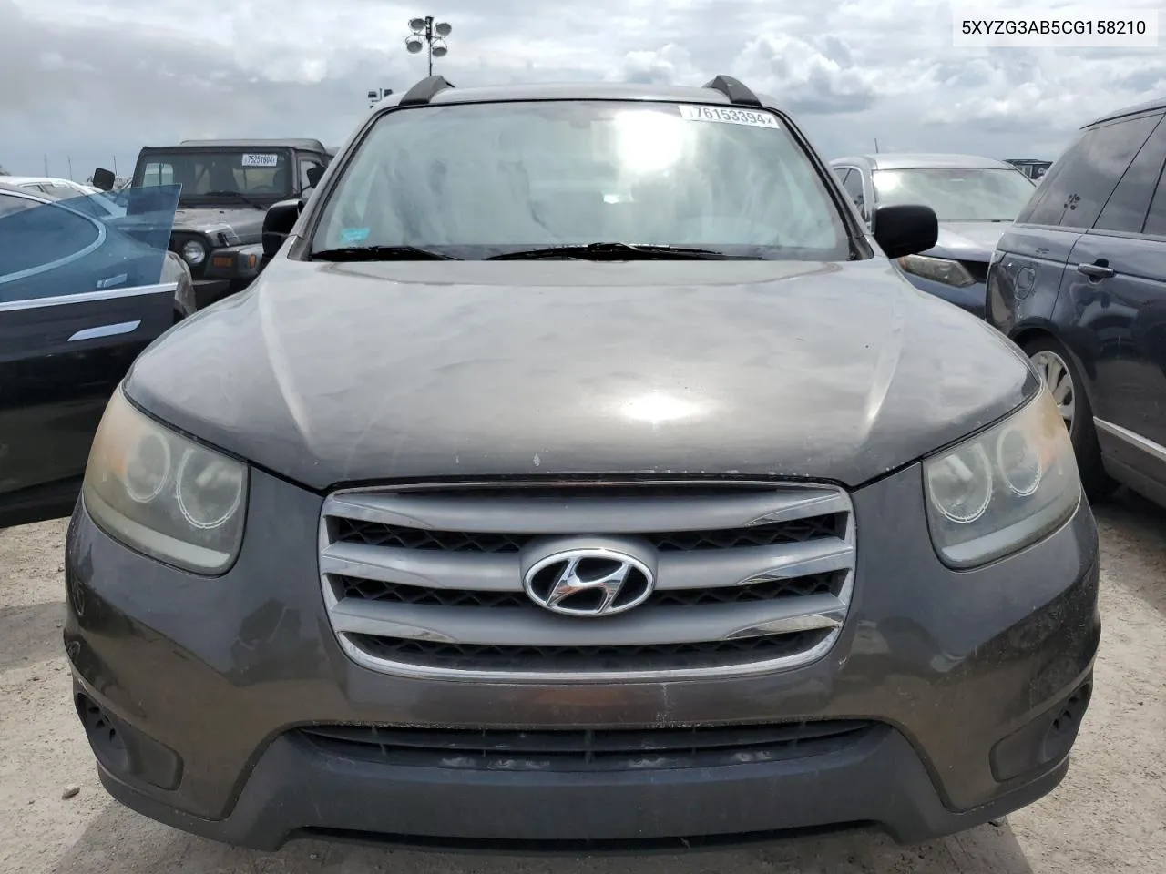 2012 Hyundai Santa Fe Gls VIN: 5XYZG3AB5CG158210 Lot: 76153394