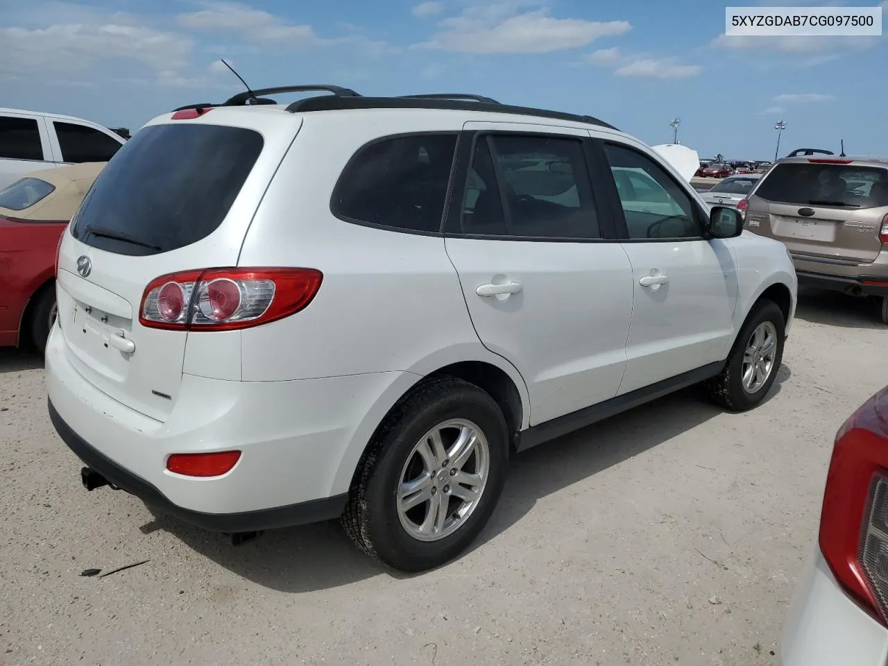 2012 Hyundai Santa Fe Gls VIN: 5XYZGDAB7CG097500 Lot: 76201154