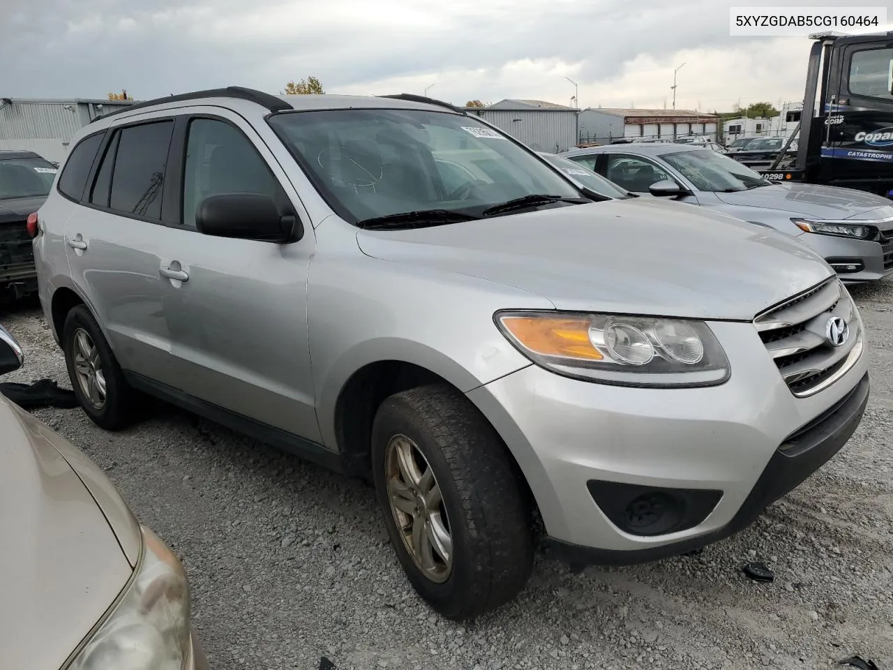 2012 Hyundai Santa Fe Gls VIN: 5XYZGDAB5CG160464 Lot: 76205014