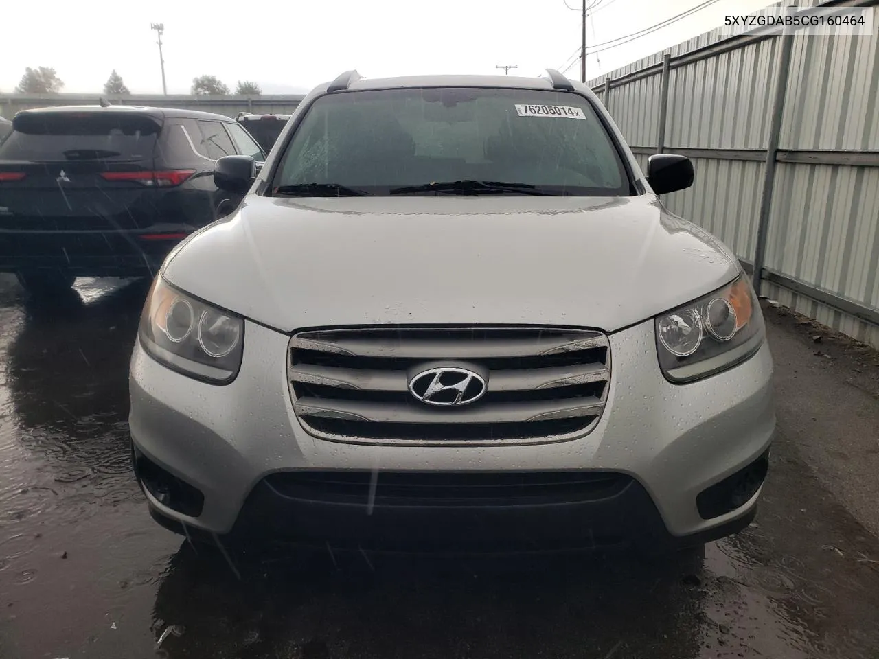 2012 Hyundai Santa Fe Gls VIN: 5XYZGDAB5CG160464 Lot: 76205014