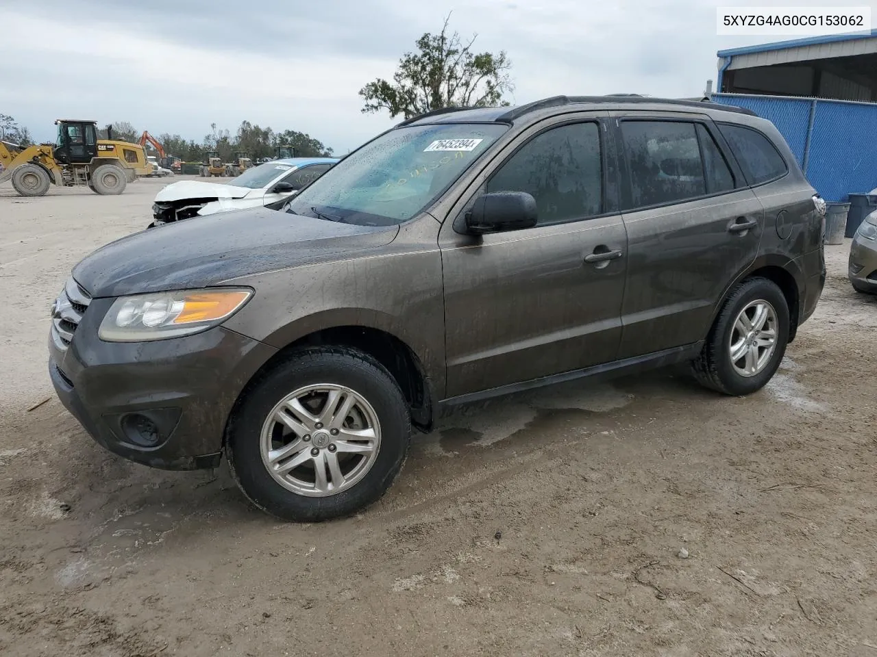 2012 Hyundai Santa Fe Gls VIN: 5XYZG4AG0CG153062 Lot: 76452394