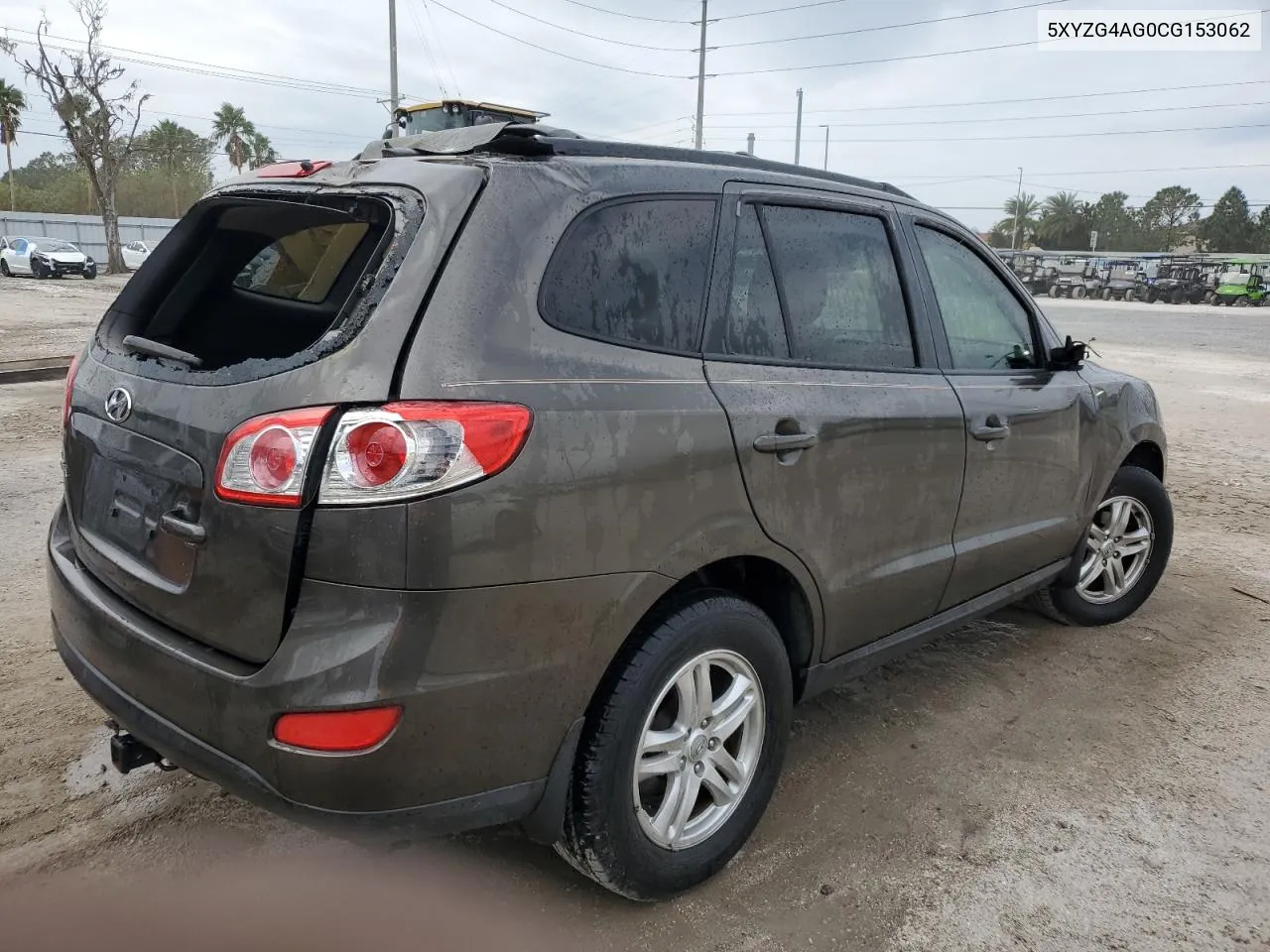 2012 Hyundai Santa Fe Gls VIN: 5XYZG4AG0CG153062 Lot: 76452394