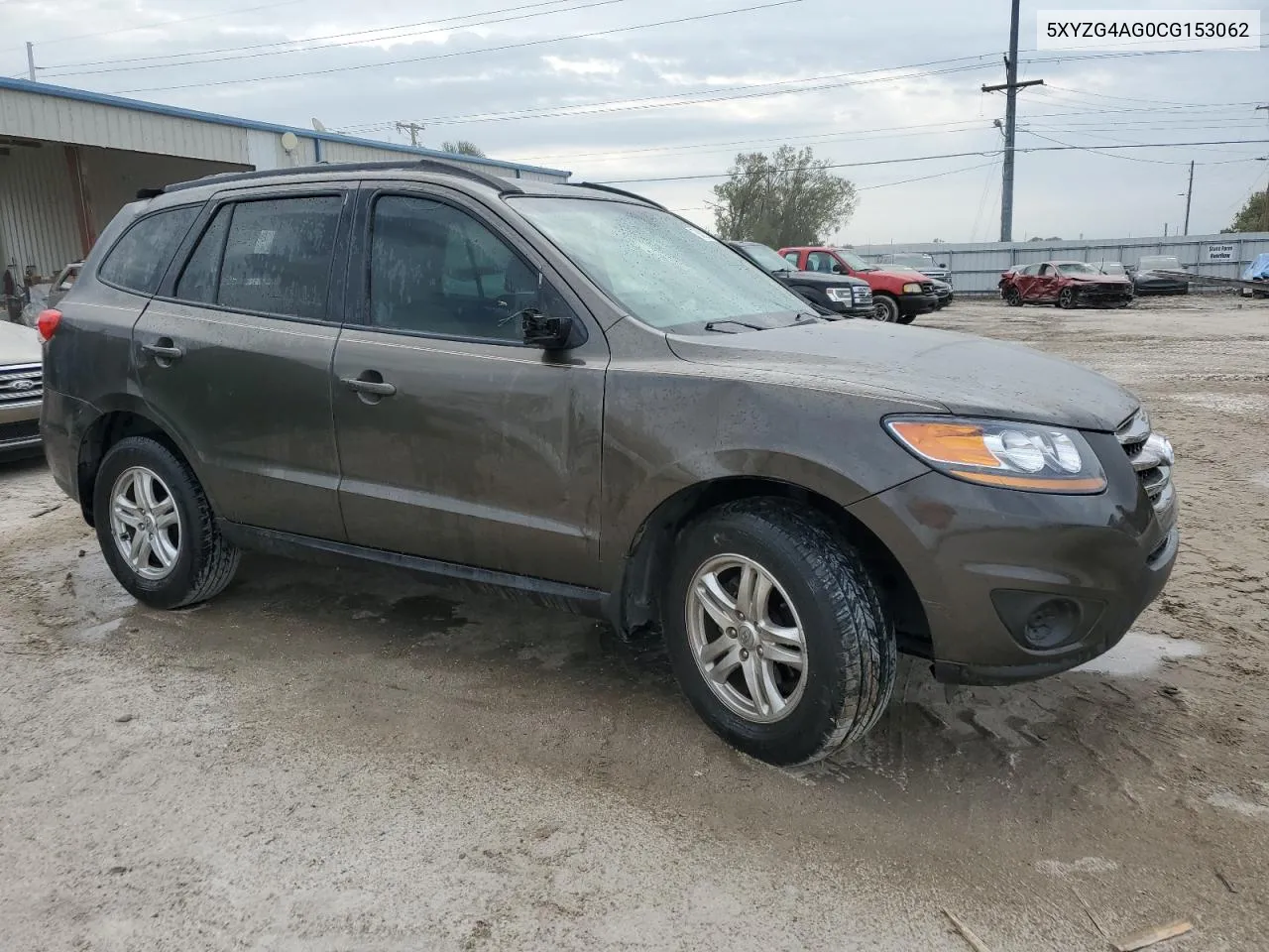 2012 Hyundai Santa Fe Gls VIN: 5XYZG4AG0CG153062 Lot: 76452394