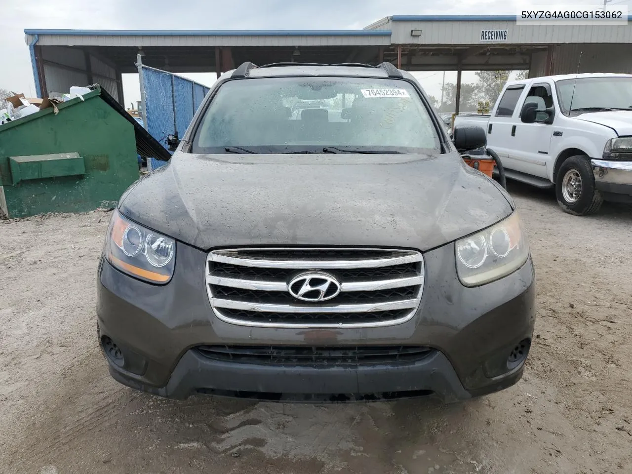 2012 Hyundai Santa Fe Gls VIN: 5XYZG4AG0CG153062 Lot: 76452394