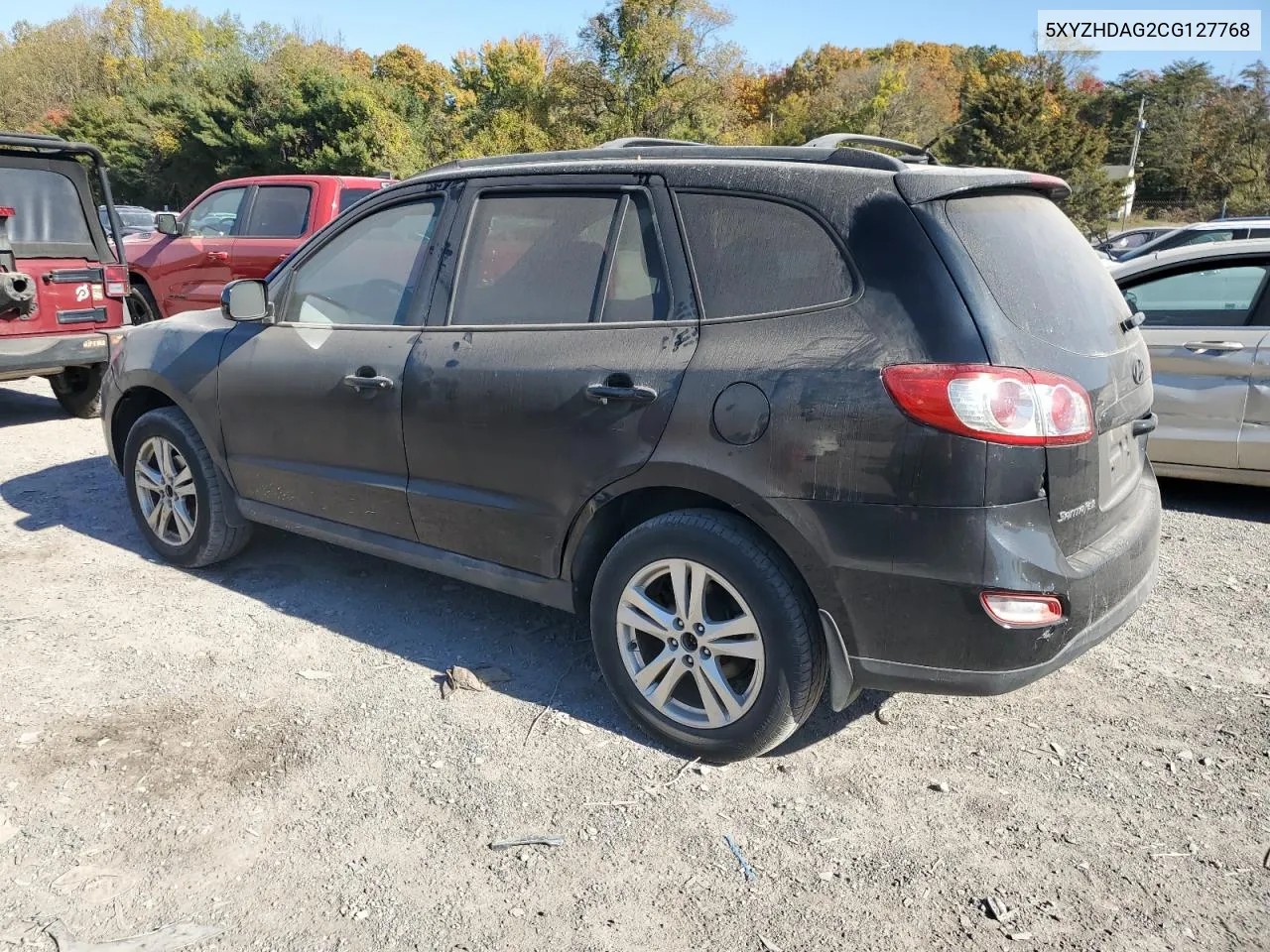 2012 Hyundai Santa Fe Se VIN: 5XYZHDAG2CG127768 Lot: 77075924