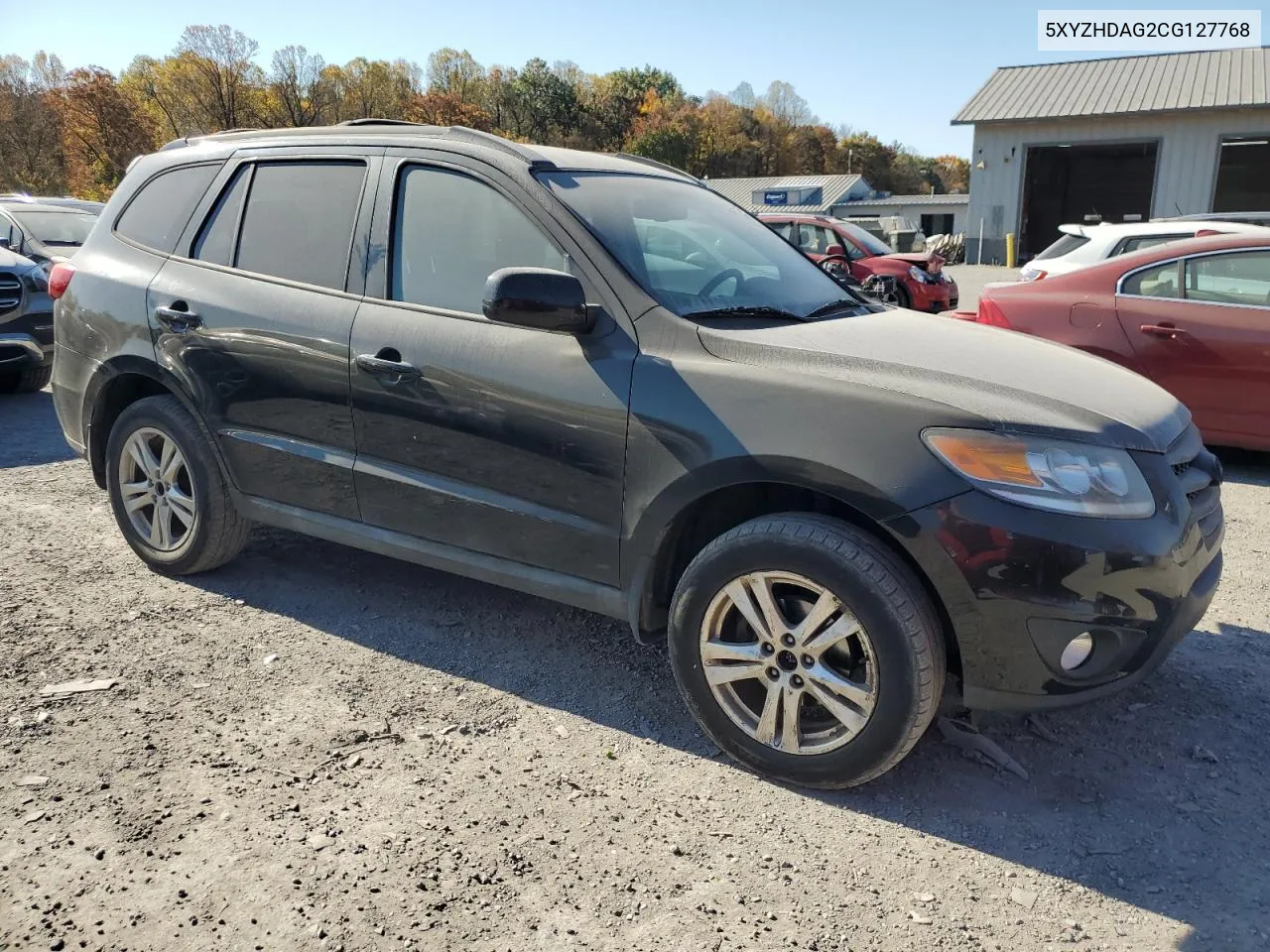 2012 Hyundai Santa Fe Se VIN: 5XYZHDAG2CG127768 Lot: 77075924