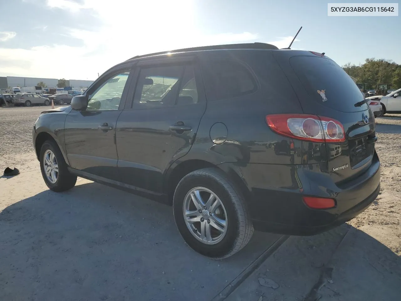 2012 Hyundai Santa Fe Gls VIN: 5XYZG3AB6CG115642 Lot: 77754754