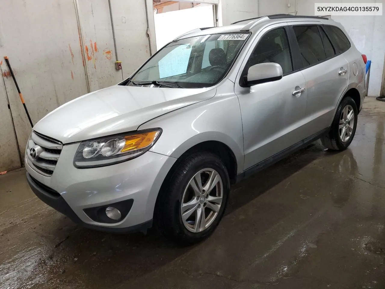 2012 Hyundai Santa Fe Limited VIN: 5XYZKDAG4CG135579 Lot: 77776364