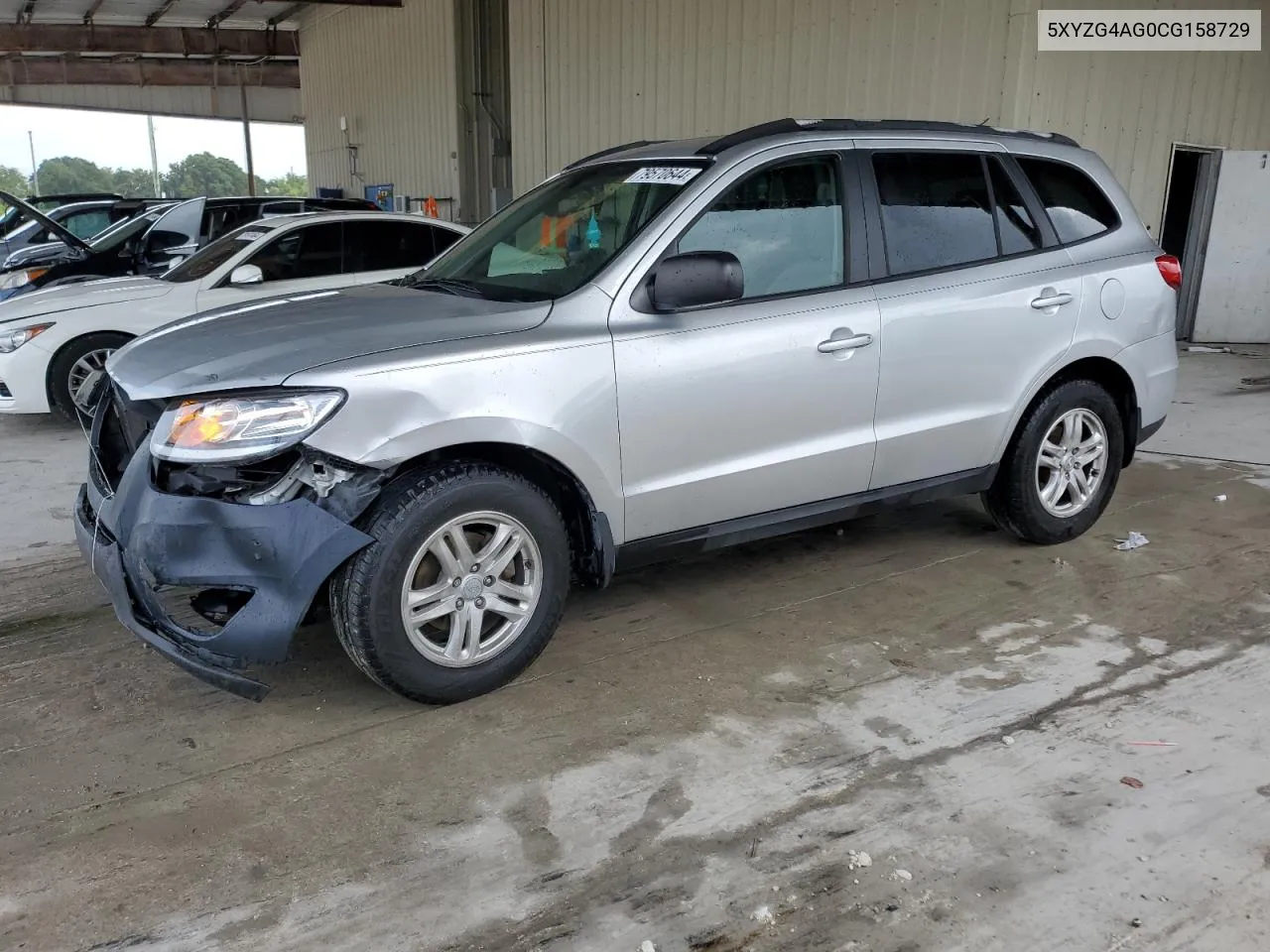 2012 Hyundai Santa Fe Gls VIN: 5XYZG4AG0CG158729 Lot: 79570644