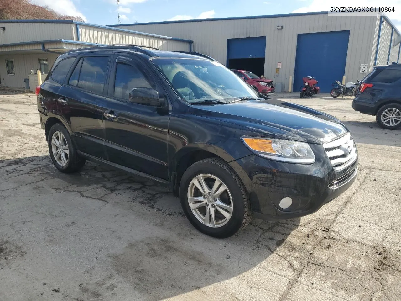 2012 Hyundai Santa Fe Limited VIN: 5XYZKDAGXCG110864 Lot: 79948054