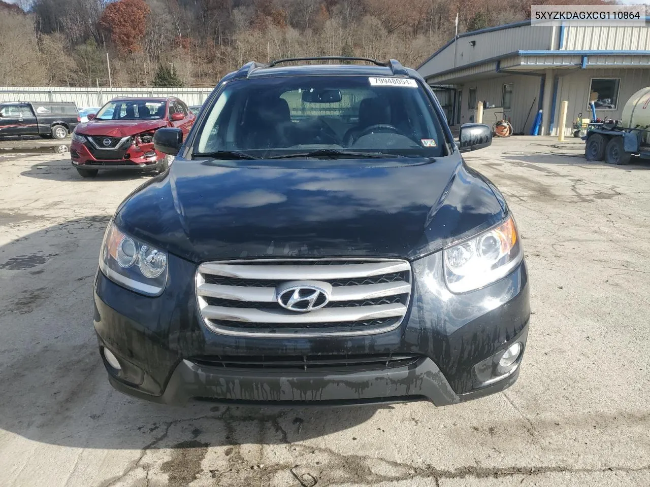 2012 Hyundai Santa Fe Limited VIN: 5XYZKDAGXCG110864 Lot: 79948054