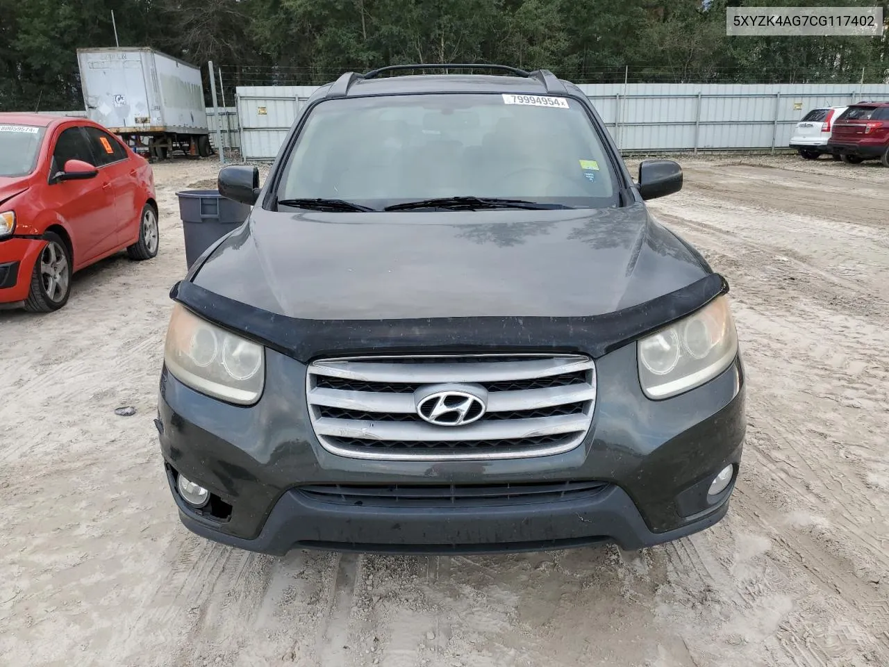 2012 Hyundai Santa Fe Limited VIN: 5XYZK4AG7CG117402 Lot: 79994954