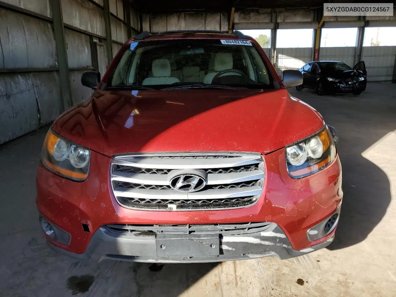 2012 Hyundai Santa Fe Gls VIN: 5XYZGDAB0CG124567 Lot: 80482164