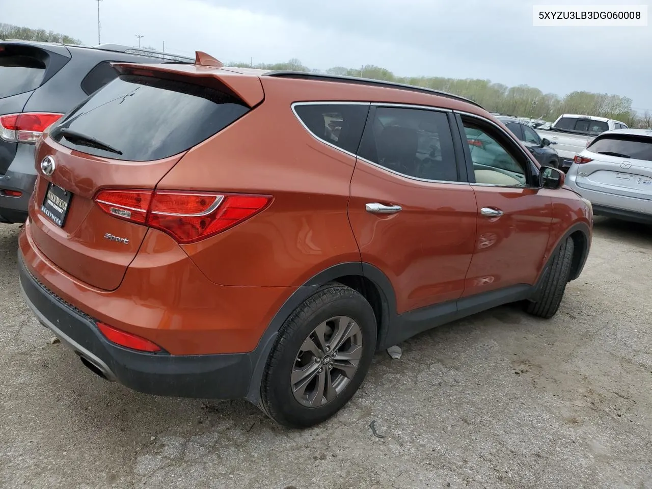 2013 Hyundai Santa Fe Sport VIN: 5XYZU3LB3DG060008 Lot: 49228484