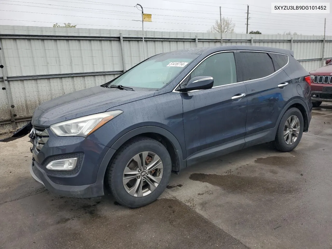 2013 Hyundai Santa Fe Sport VIN: 5XYZU3LB9DG101452 Lot: 51418714