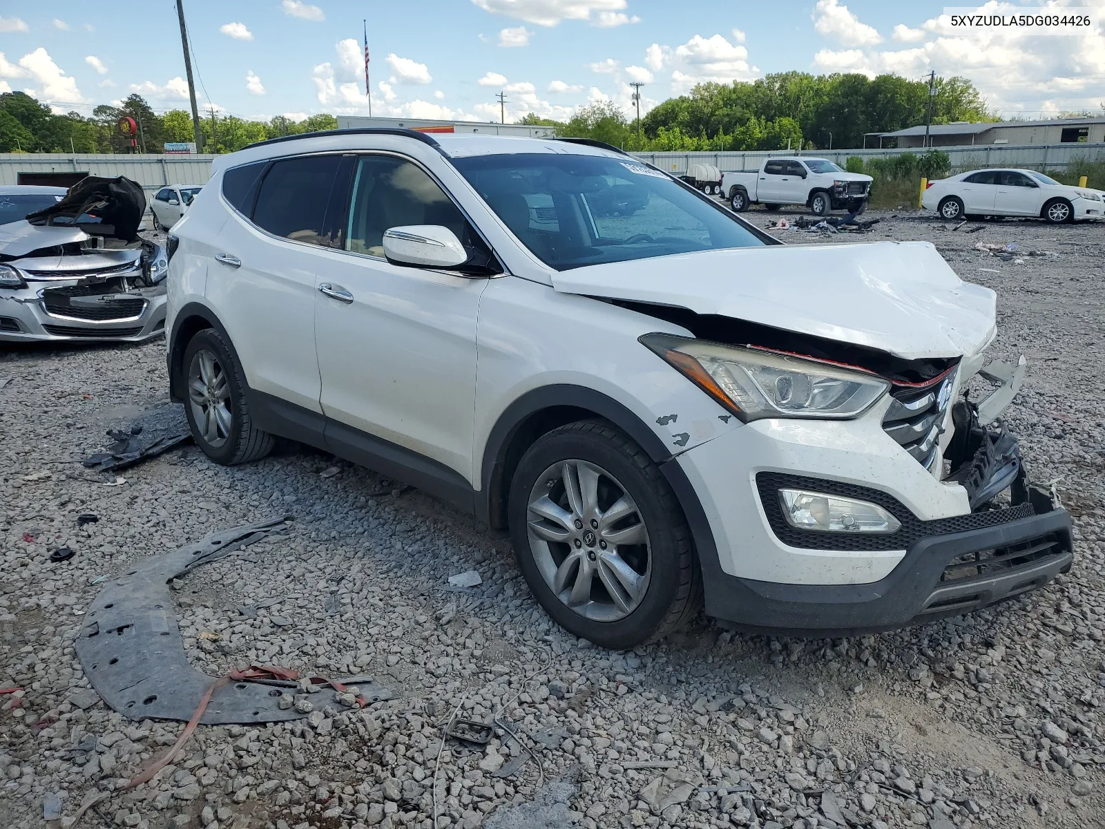 2013 Hyundai Santa Fe Sport VIN: 5XYZUDLA5DG034426 Lot: 53193614