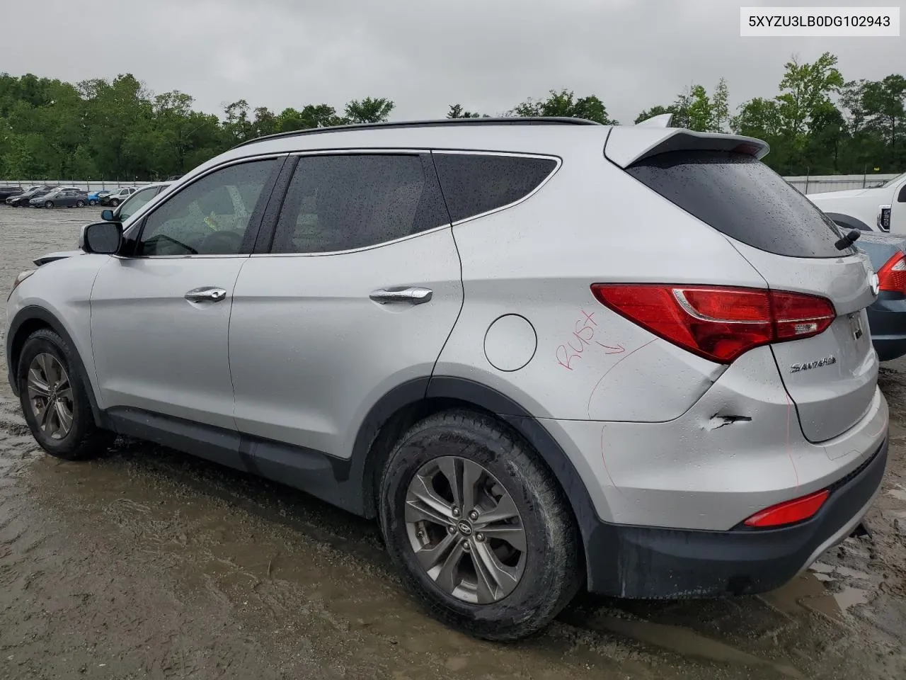 2013 Hyundai Santa Fe Sport VIN: 5XYZU3LB0DG102943 Lot: 54509114