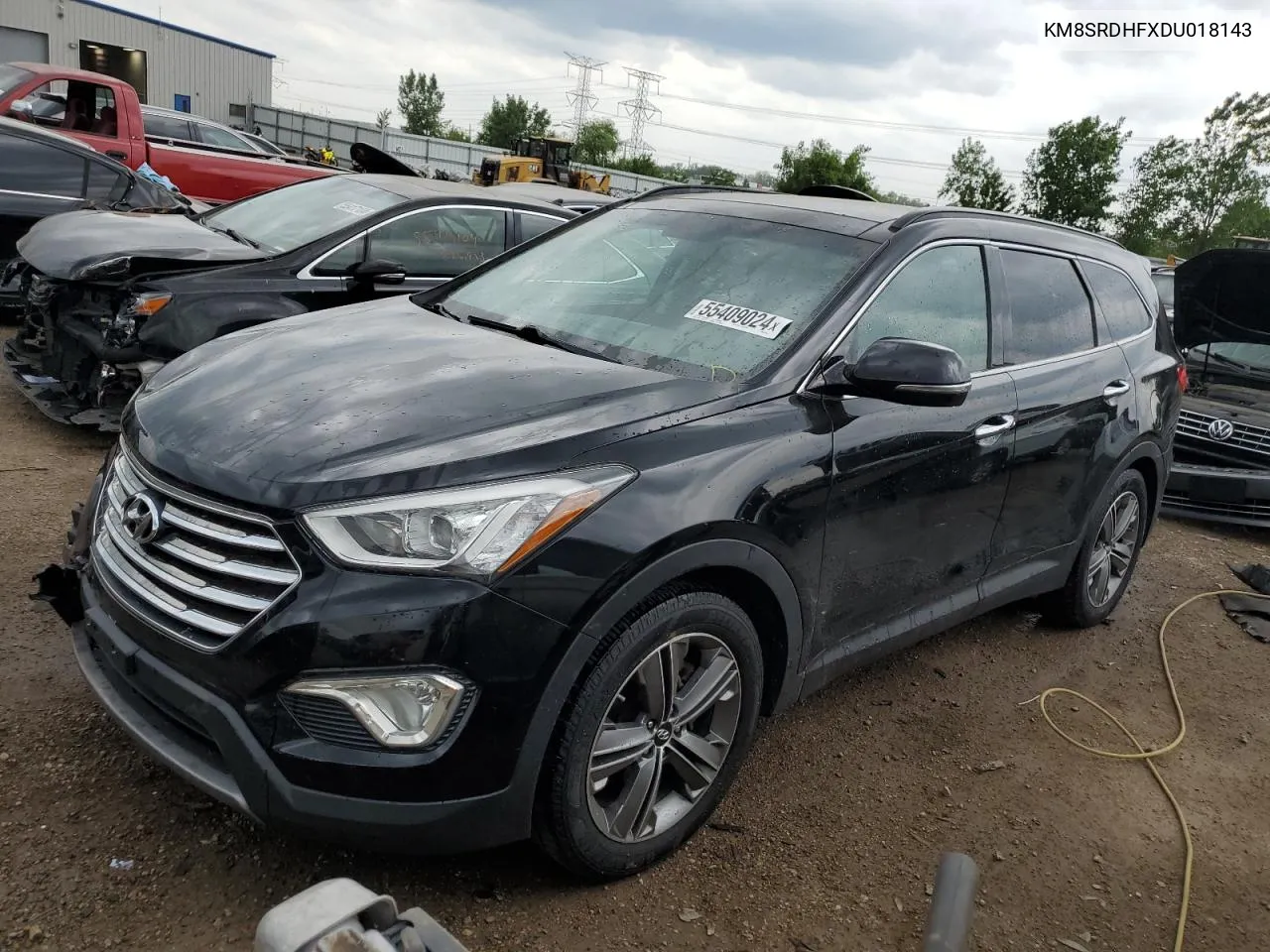 KM8SRDHFXDU018143 2013 Hyundai Santa Fe Limited