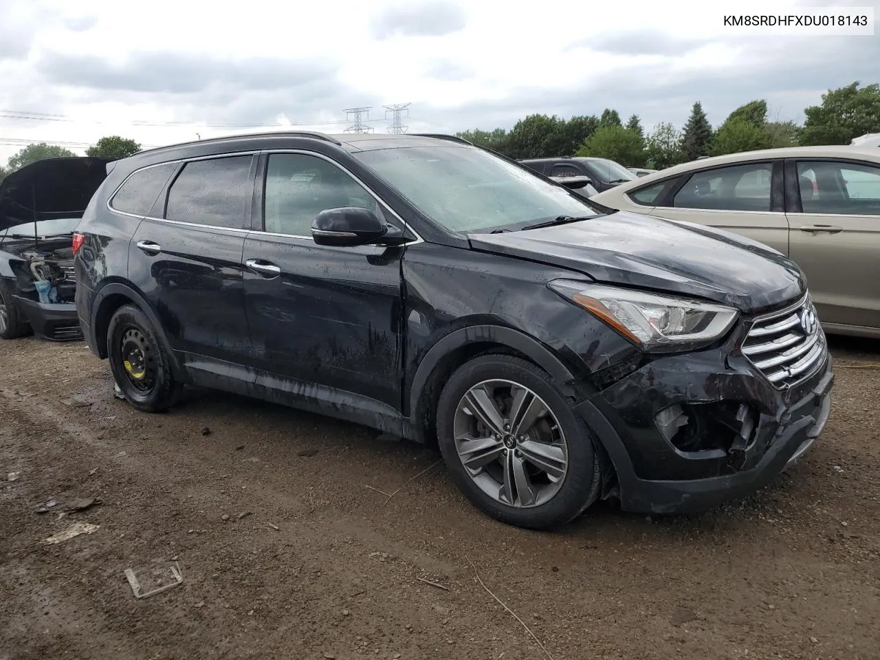 KM8SRDHFXDU018143 2013 Hyundai Santa Fe Limited