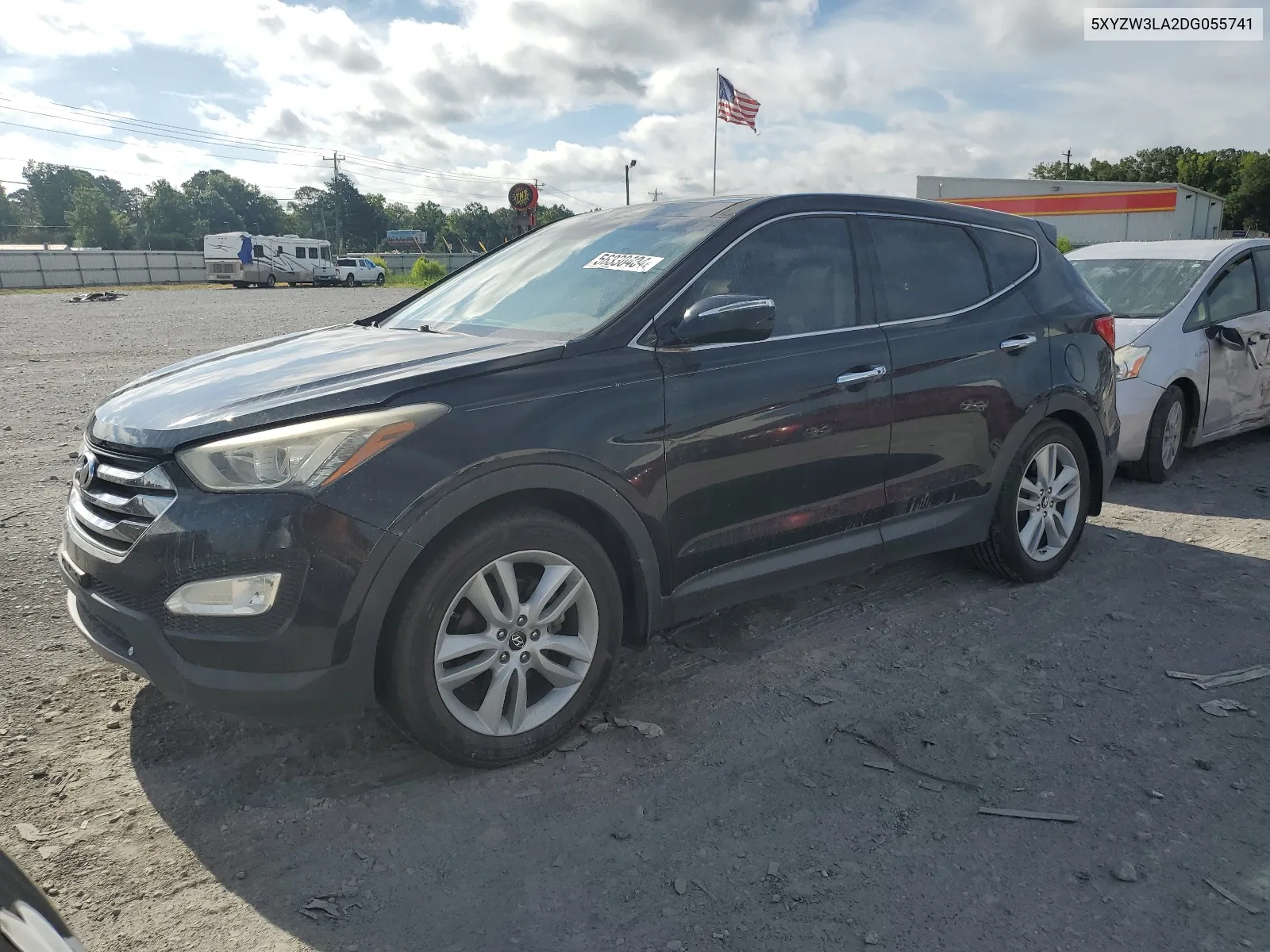 2013 Hyundai Santa Fe Sport VIN: 5XYZW3LA2DG055741 Lot: 56330404