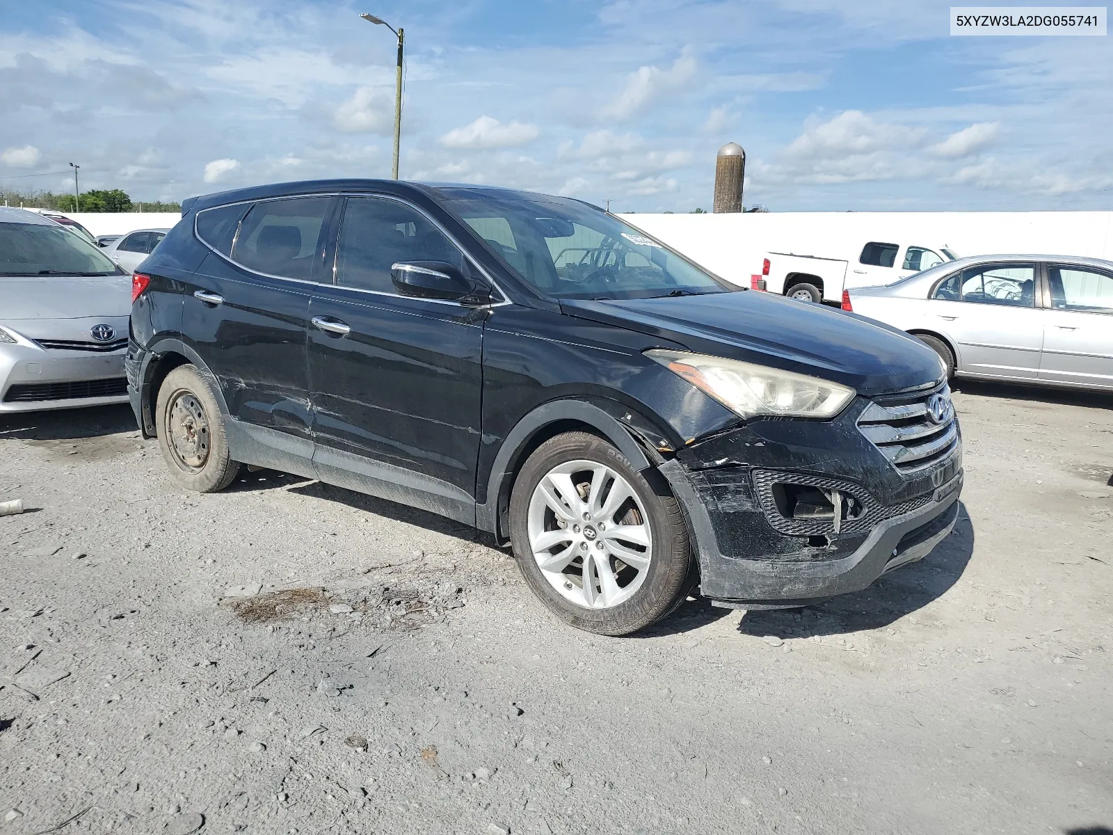 5XYZW3LA2DG055741 2013 Hyundai Santa Fe Sport