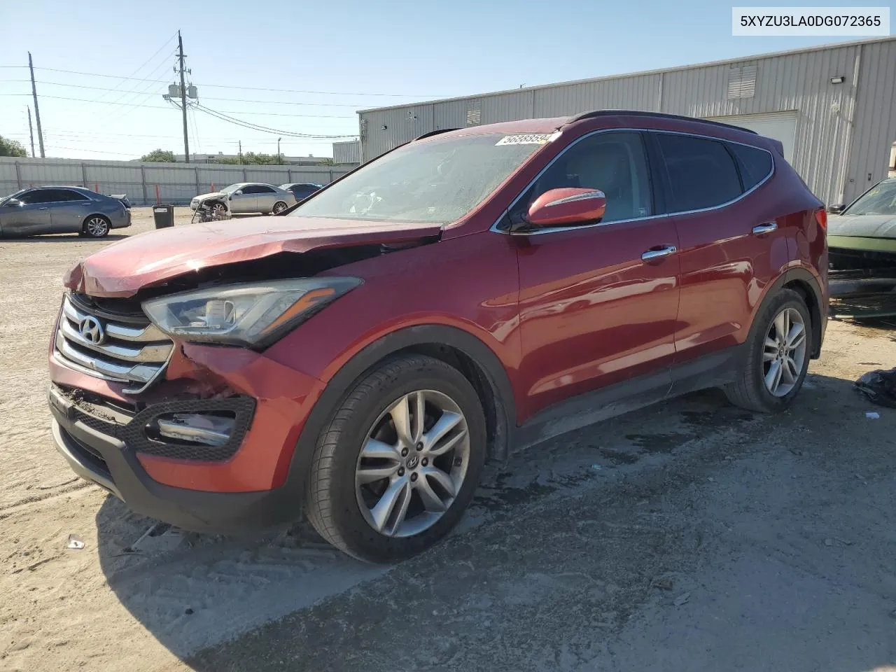 2013 Hyundai Santa Fe Sport VIN: 5XYZU3LA0DG072365 Lot: 56888594