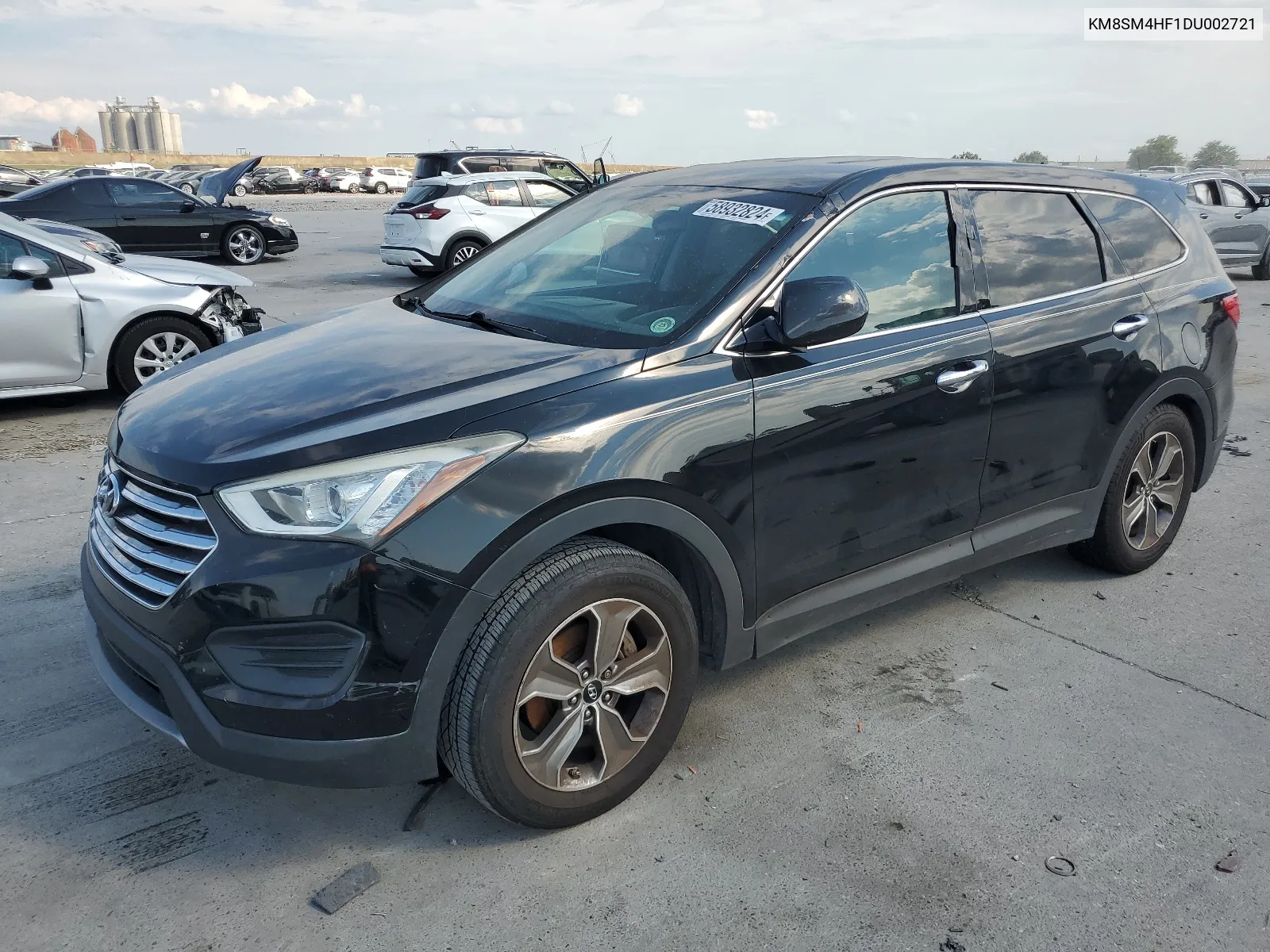 2013 Hyundai Santa Fe Gls VIN: KM8SM4HF1DU002721 Lot: 58932824