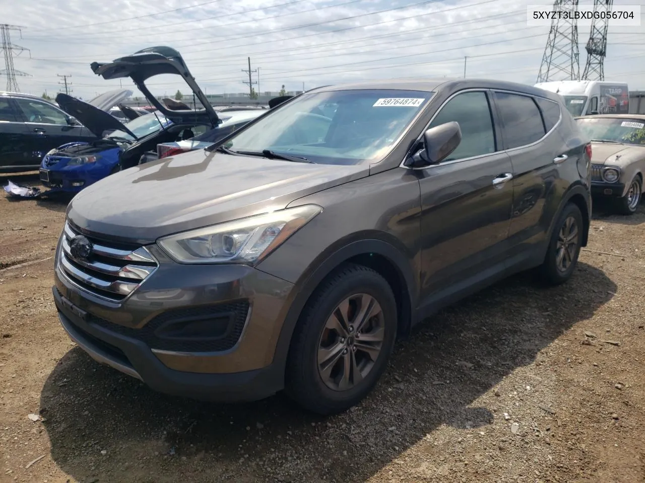 5XYZT3LBXDG056704 2013 Hyundai Santa Fe Sport