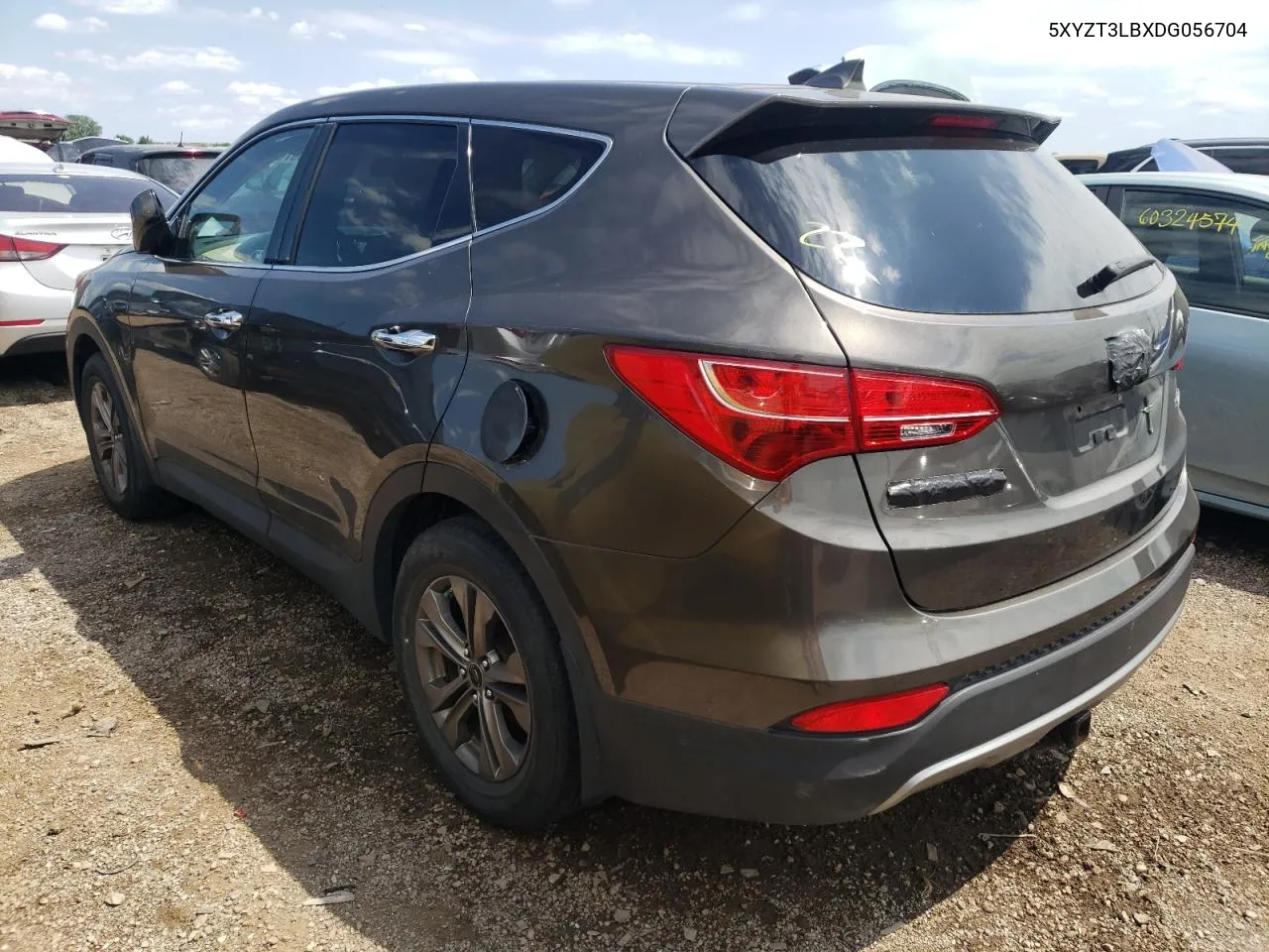 2013 Hyundai Santa Fe Sport VIN: 5XYZT3LBXDG056704 Lot: 59764874