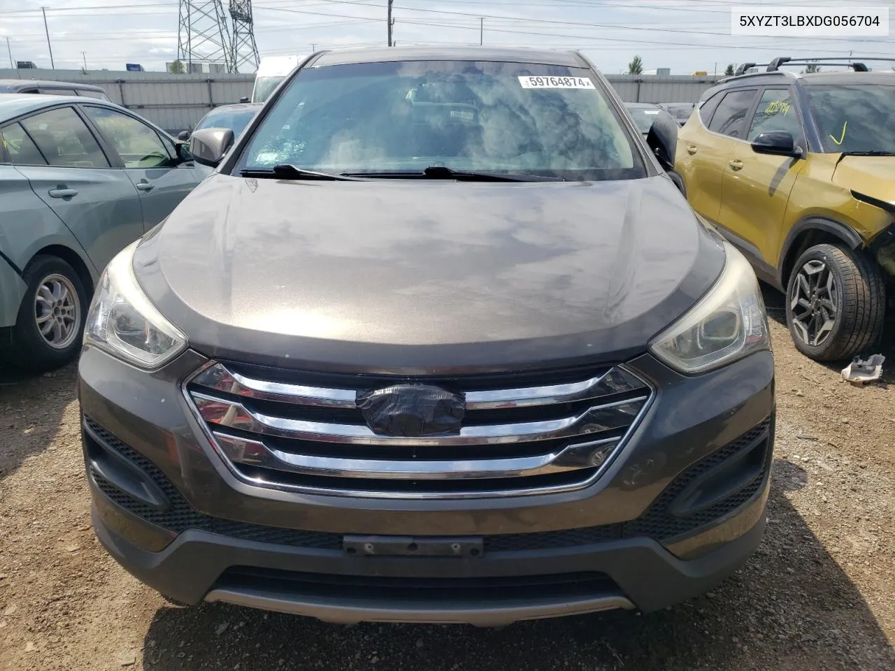 2013 Hyundai Santa Fe Sport VIN: 5XYZT3LBXDG056704 Lot: 59764874