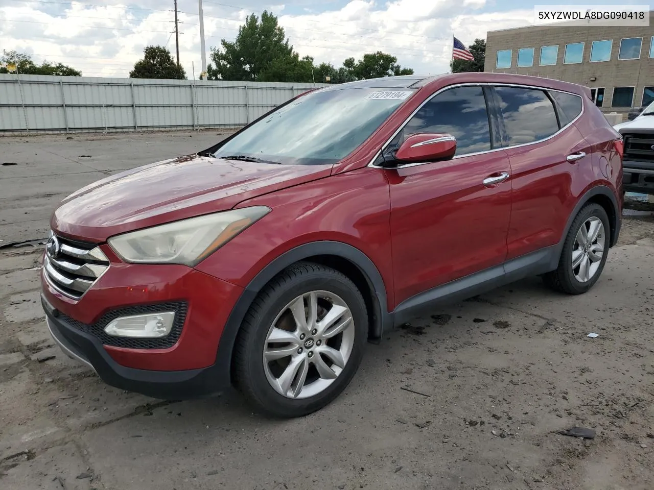 2013 Hyundai Santa Fe Sport VIN: 5XYZWDLA8DG090418 Lot: 61279194