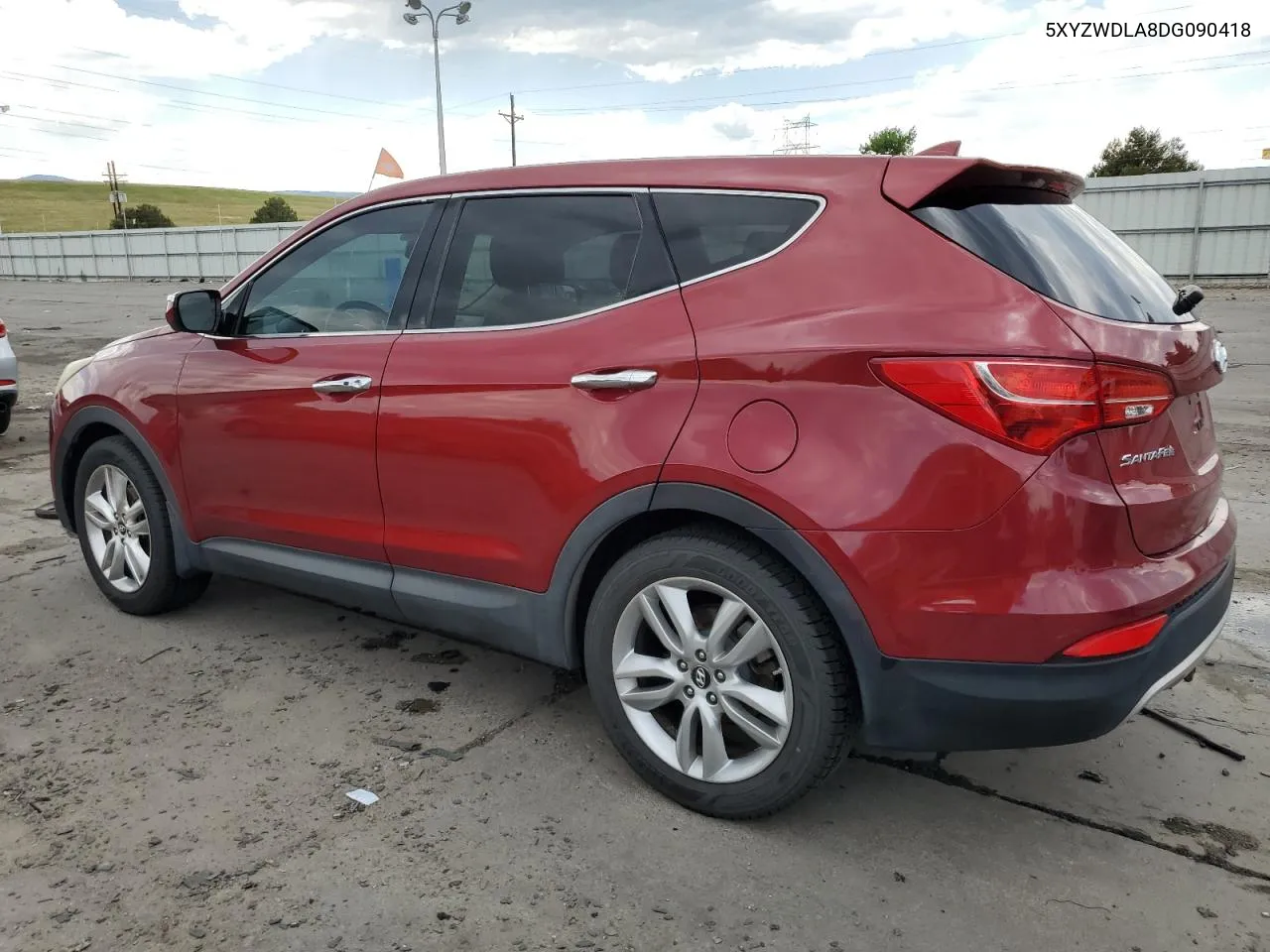 2013 Hyundai Santa Fe Sport VIN: 5XYZWDLA8DG090418 Lot: 61279194