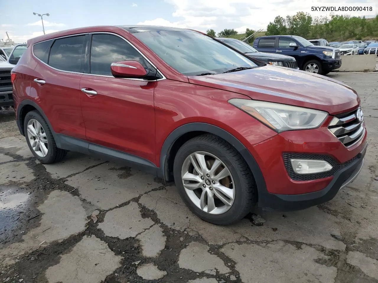 2013 Hyundai Santa Fe Sport VIN: 5XYZWDLA8DG090418 Lot: 61279194