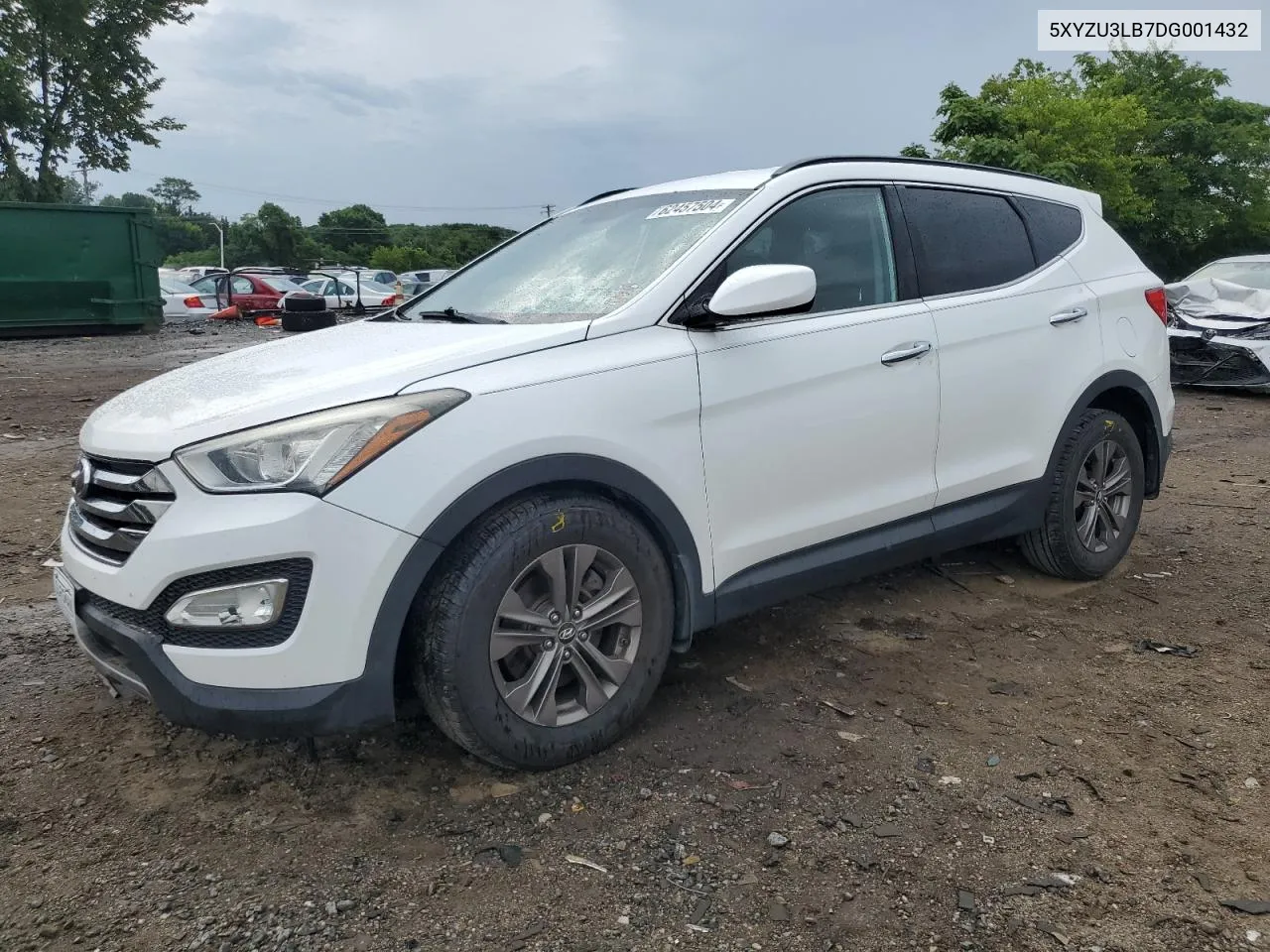 2013 Hyundai Santa Fe Sport VIN: 5XYZU3LB7DG001432 Lot: 62457504