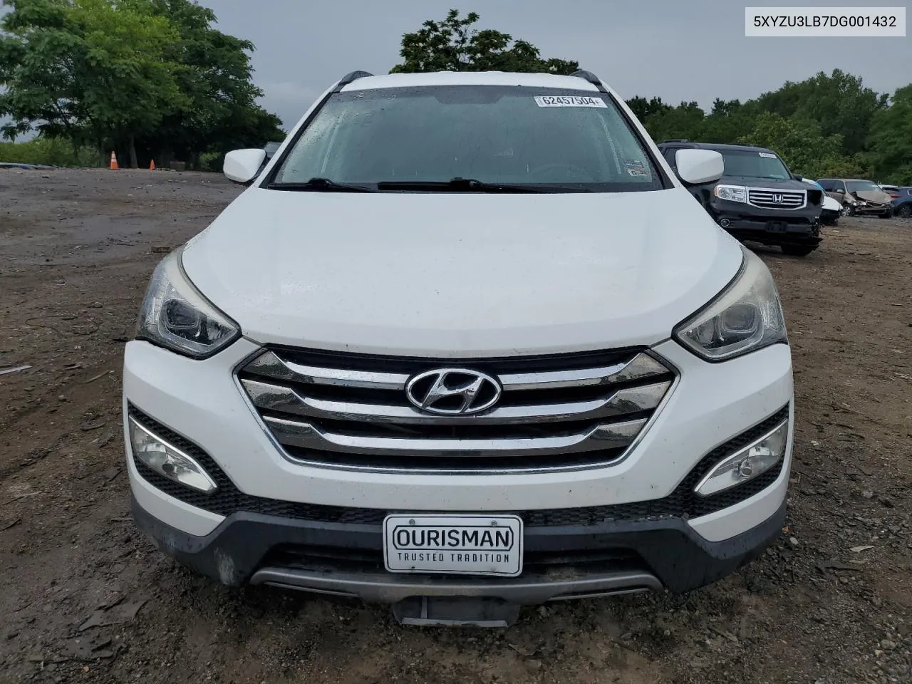 2013 Hyundai Santa Fe Sport VIN: 5XYZU3LB7DG001432 Lot: 62457504