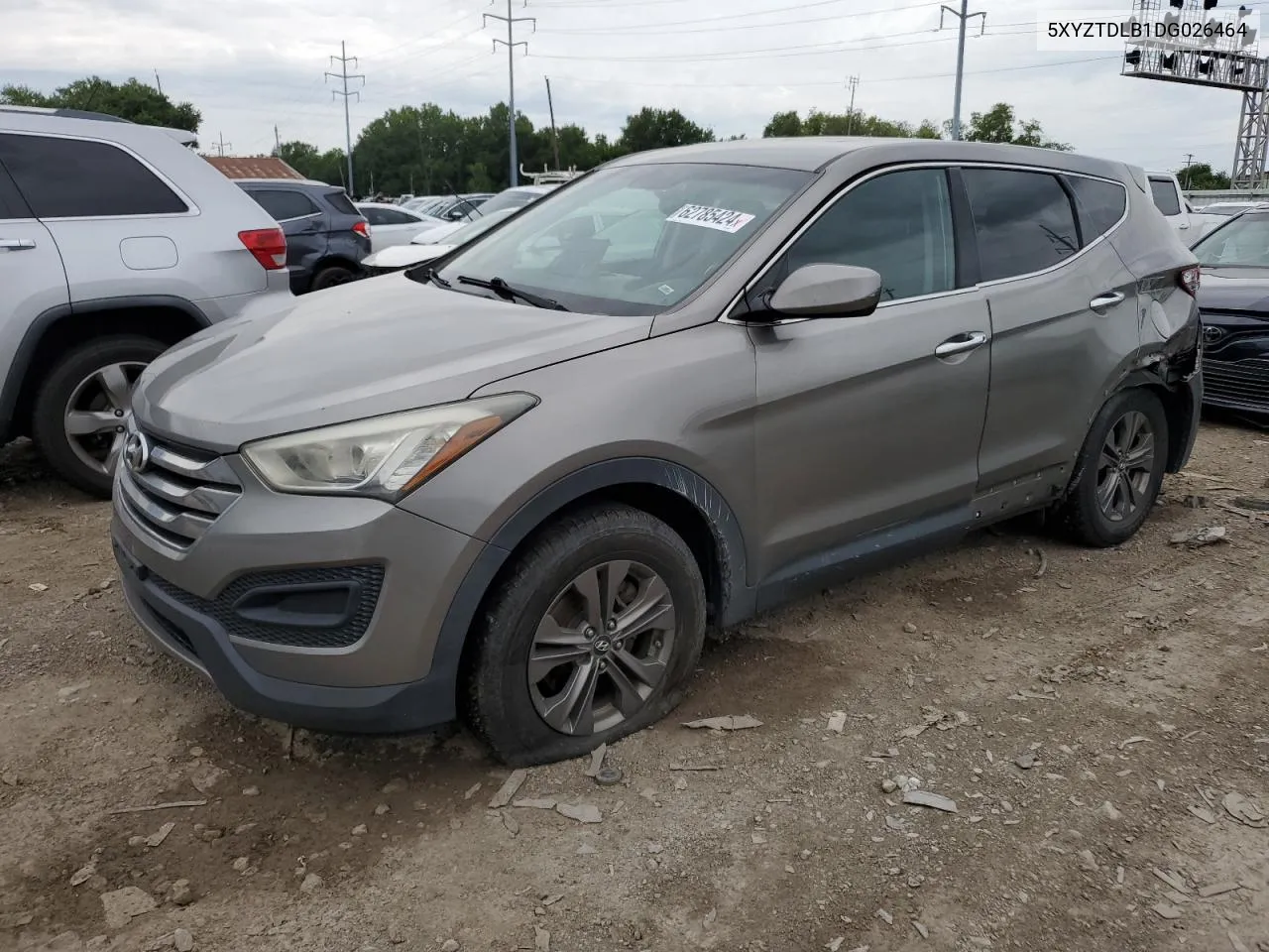 2013 Hyundai Santa Fe Sport VIN: 5XYZTDLB1DG026464 Lot: 62785424