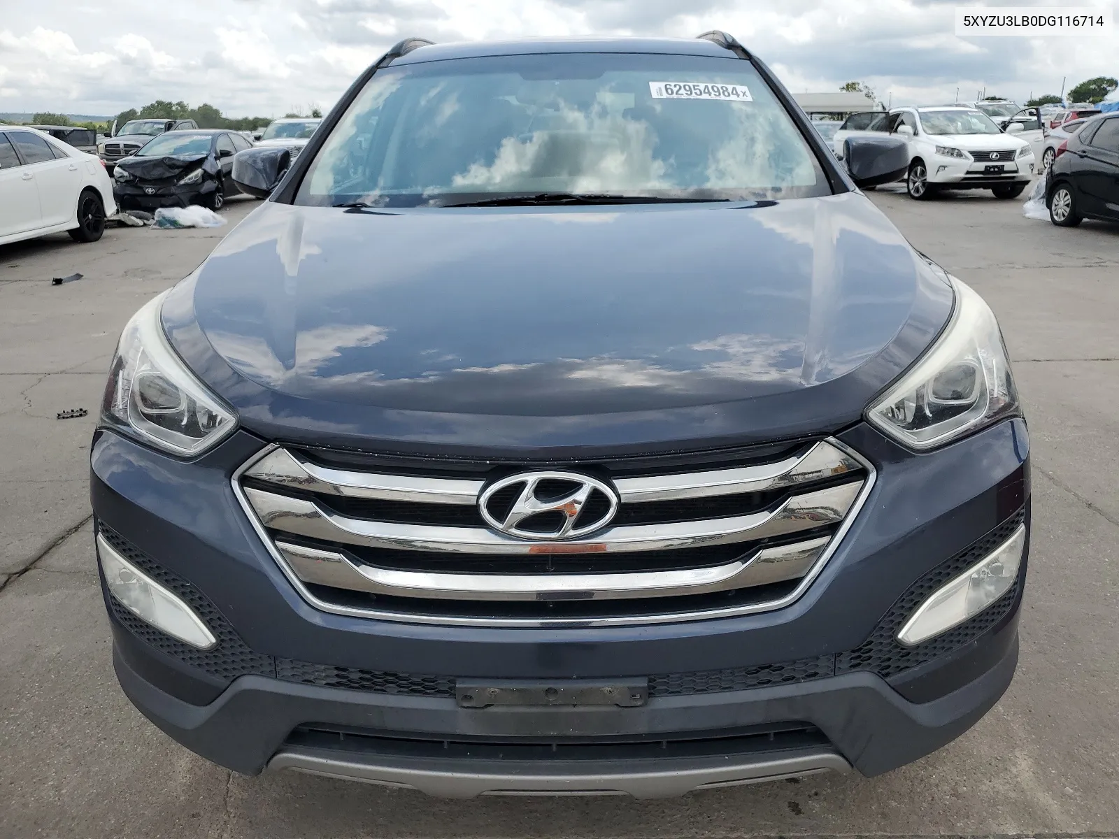 2013 Hyundai Santa Fe Sport VIN: 5XYZU3LB0DG116714 Lot: 62954984